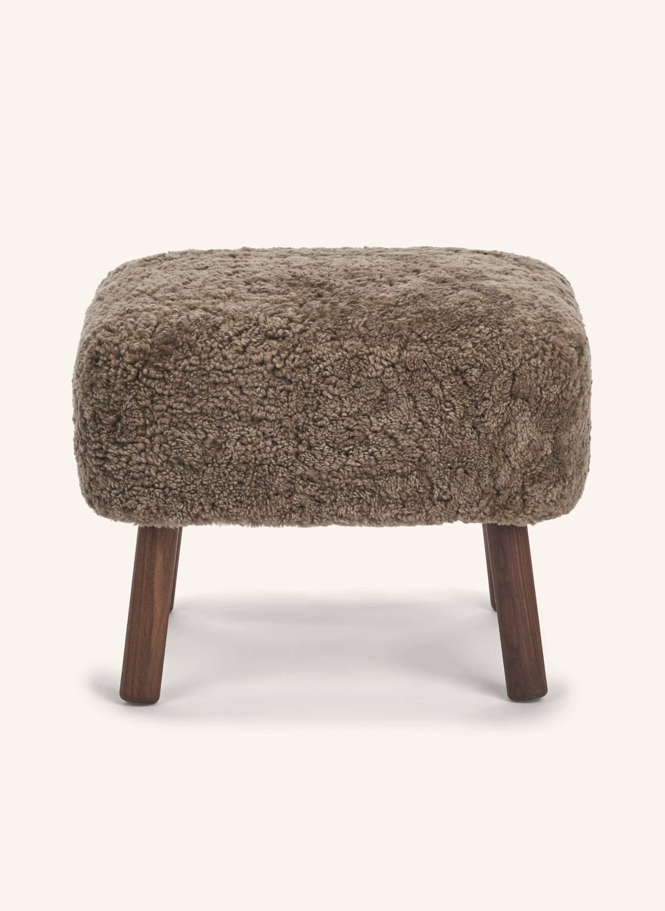 Natures Collection Hocker EMIL: TAUPE/ DUNKELBRAUN