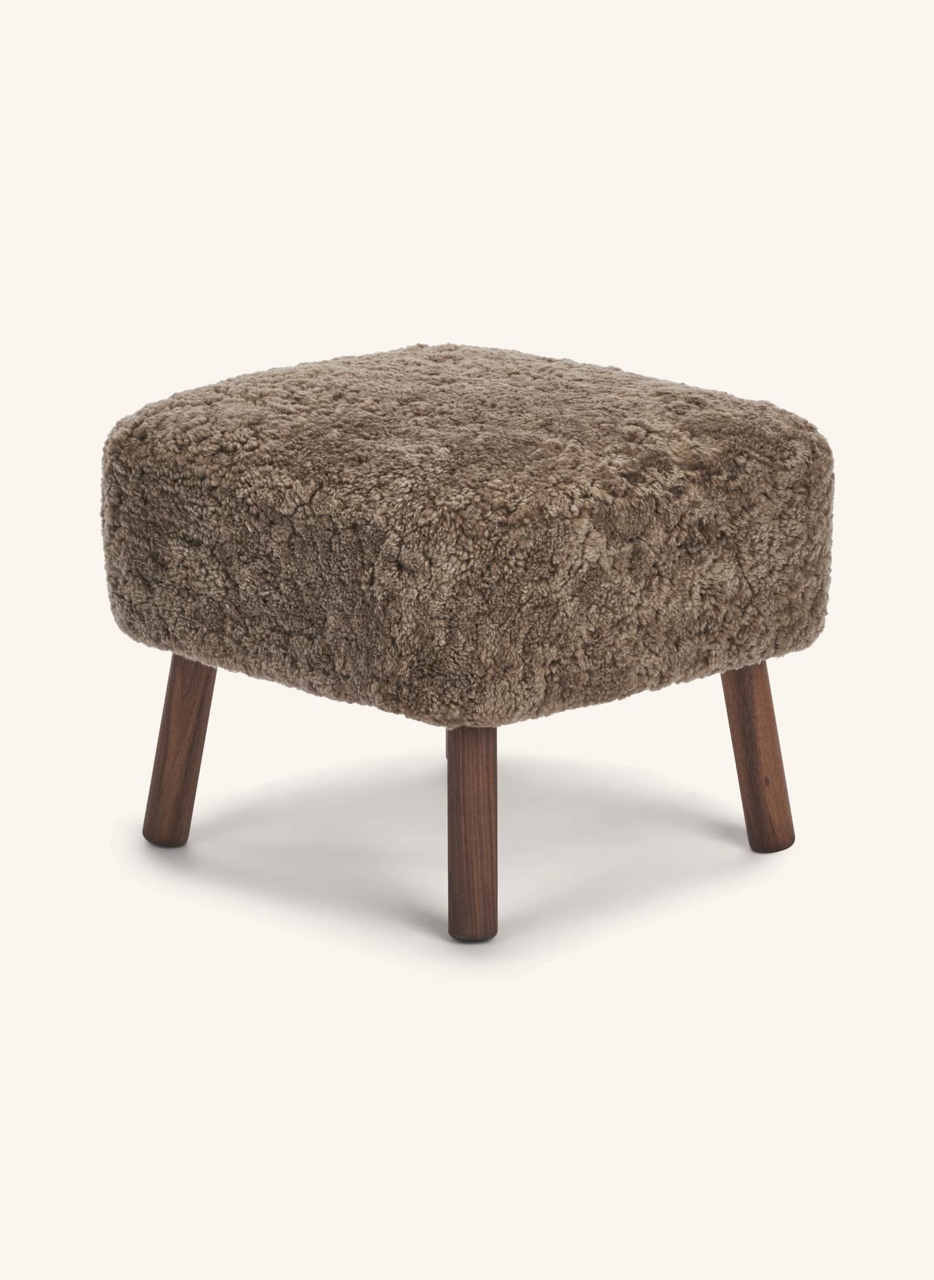 Natures Collection Hocker EMIL: TAUPE/ DUNKELBRAUN