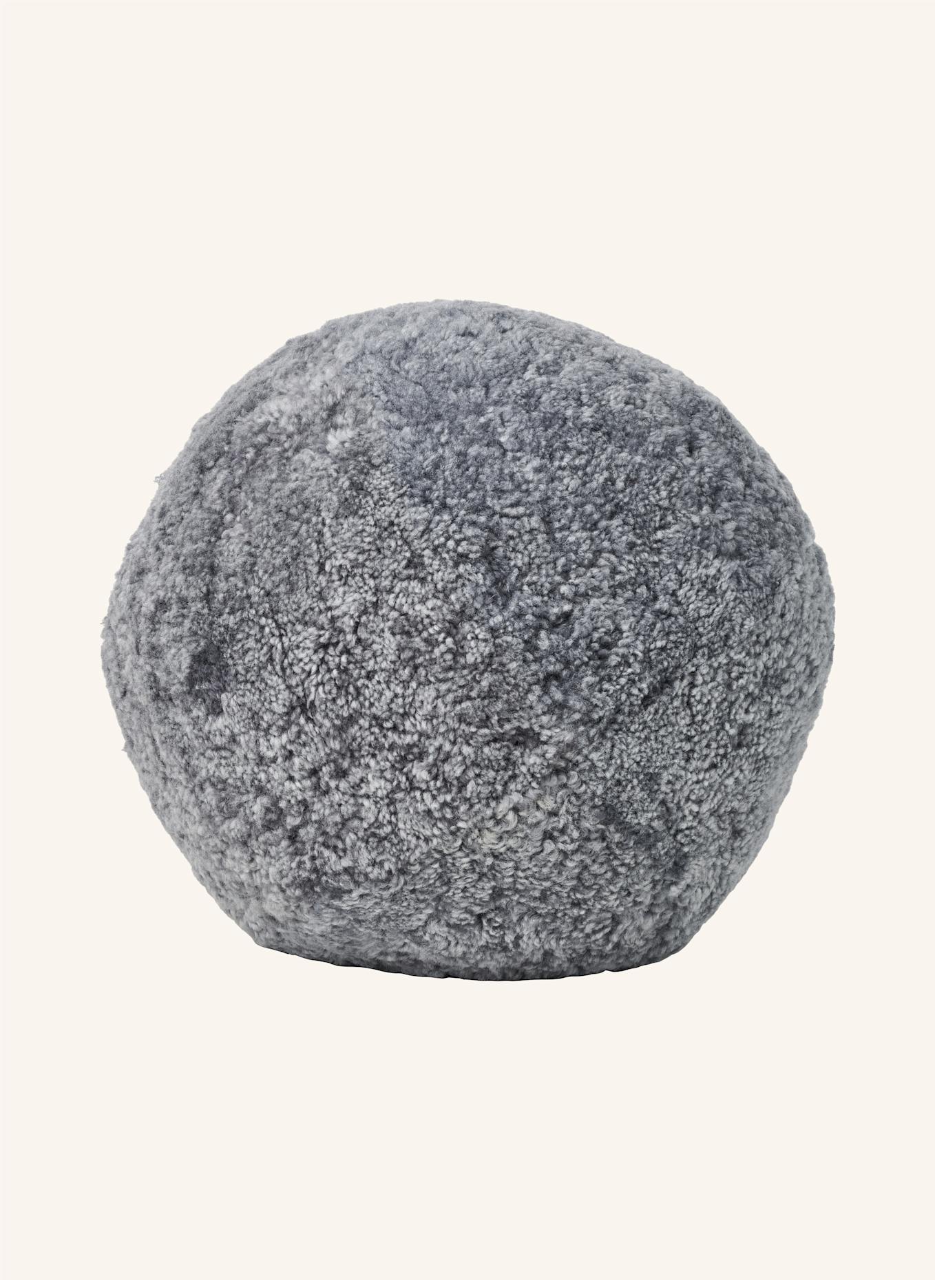 Natures Collection Fellkissen Angelite Kissenball Kurzhaar: HELLGRAU