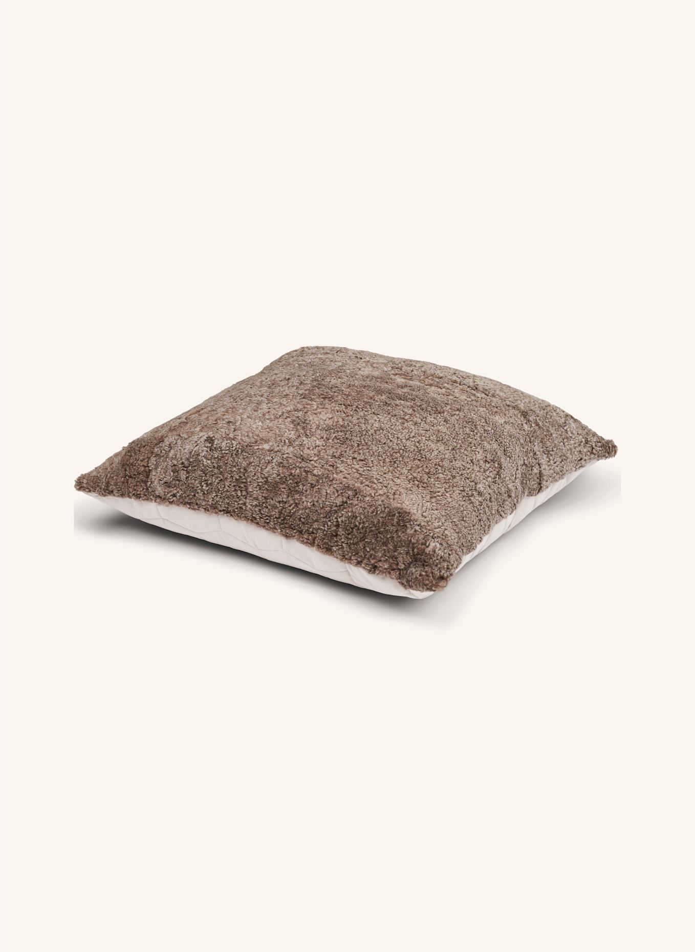 Natures Collection Fellkissen Maxi Float Premium Kurzhaar: TAUPE