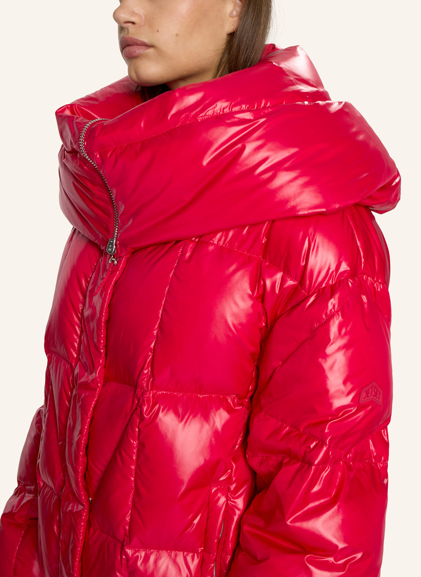 JET SET Daunenjacke LELLA: ROT