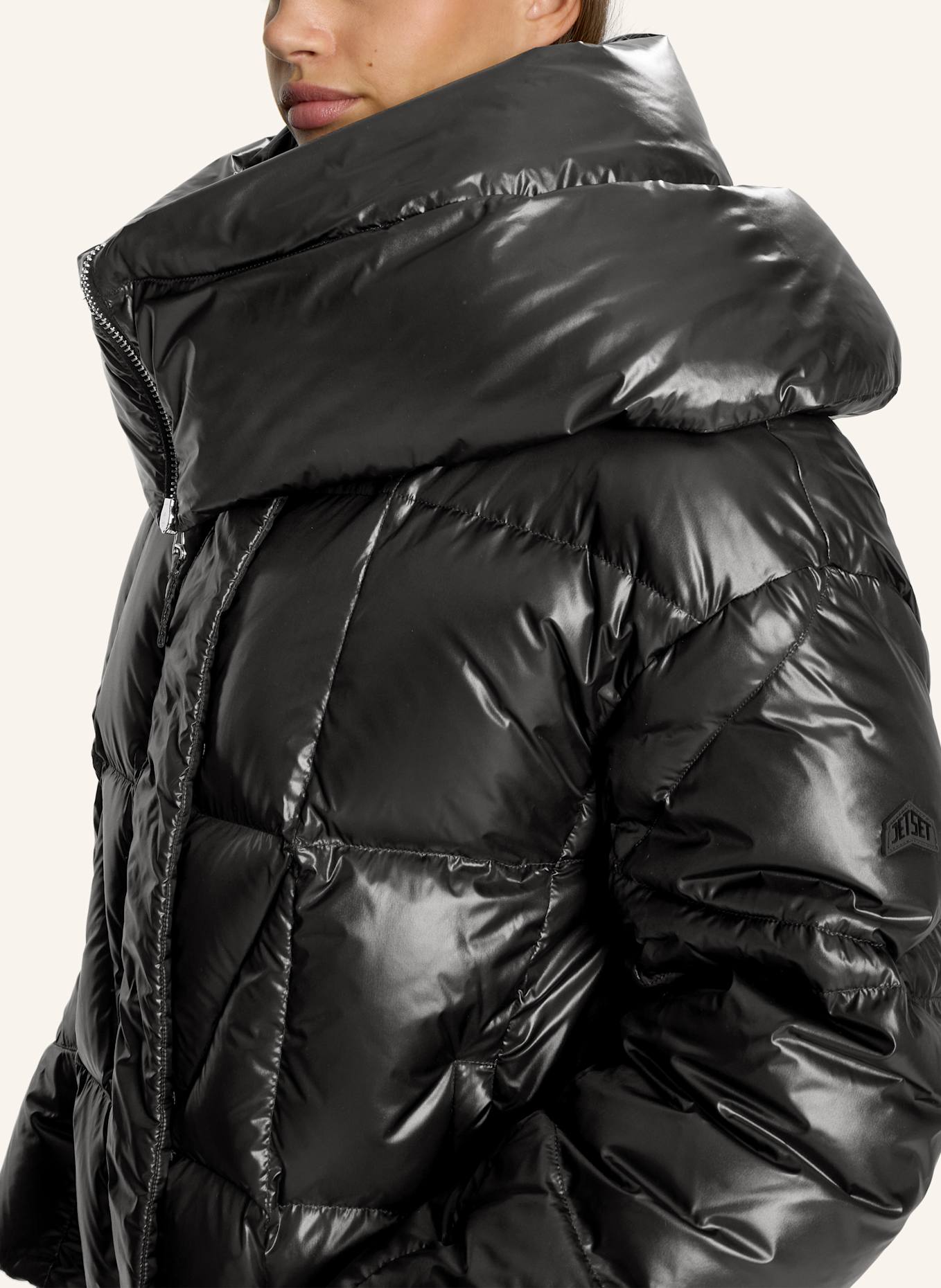 JET SET Daunenjacke LELLA: SCHWARZ