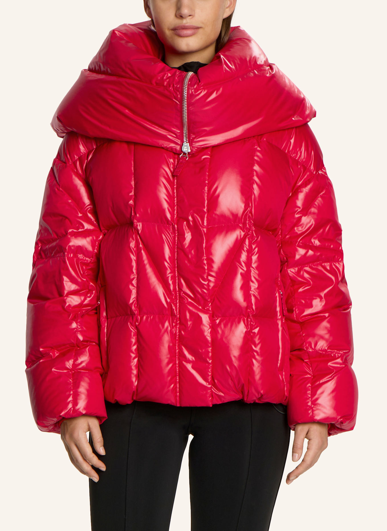 JET SET Daunenjacke LELLA: ROT