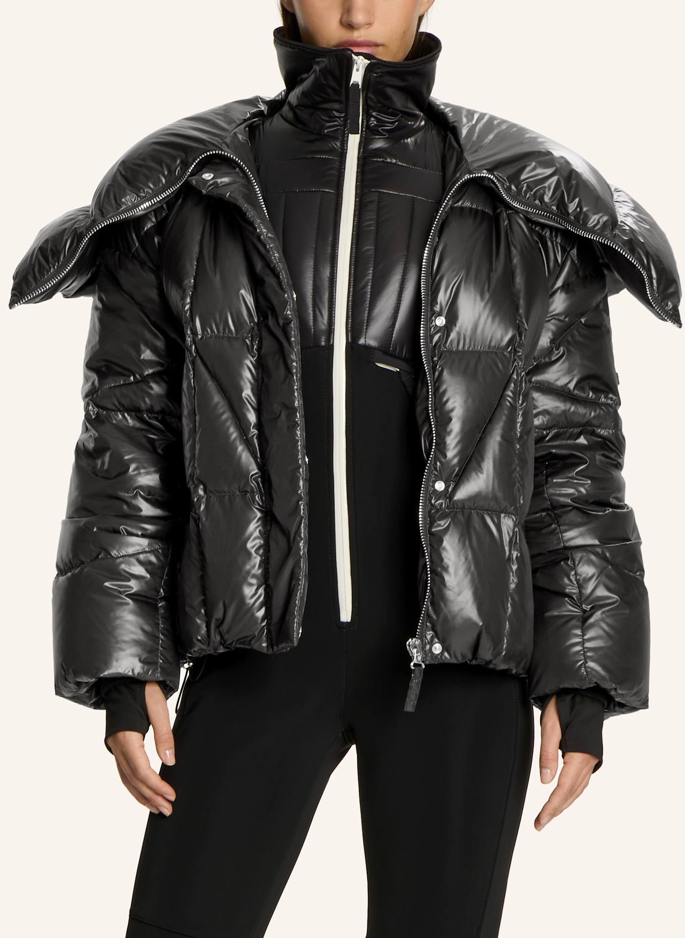 JET SET Daunenjacke LELLA: SCHWARZ