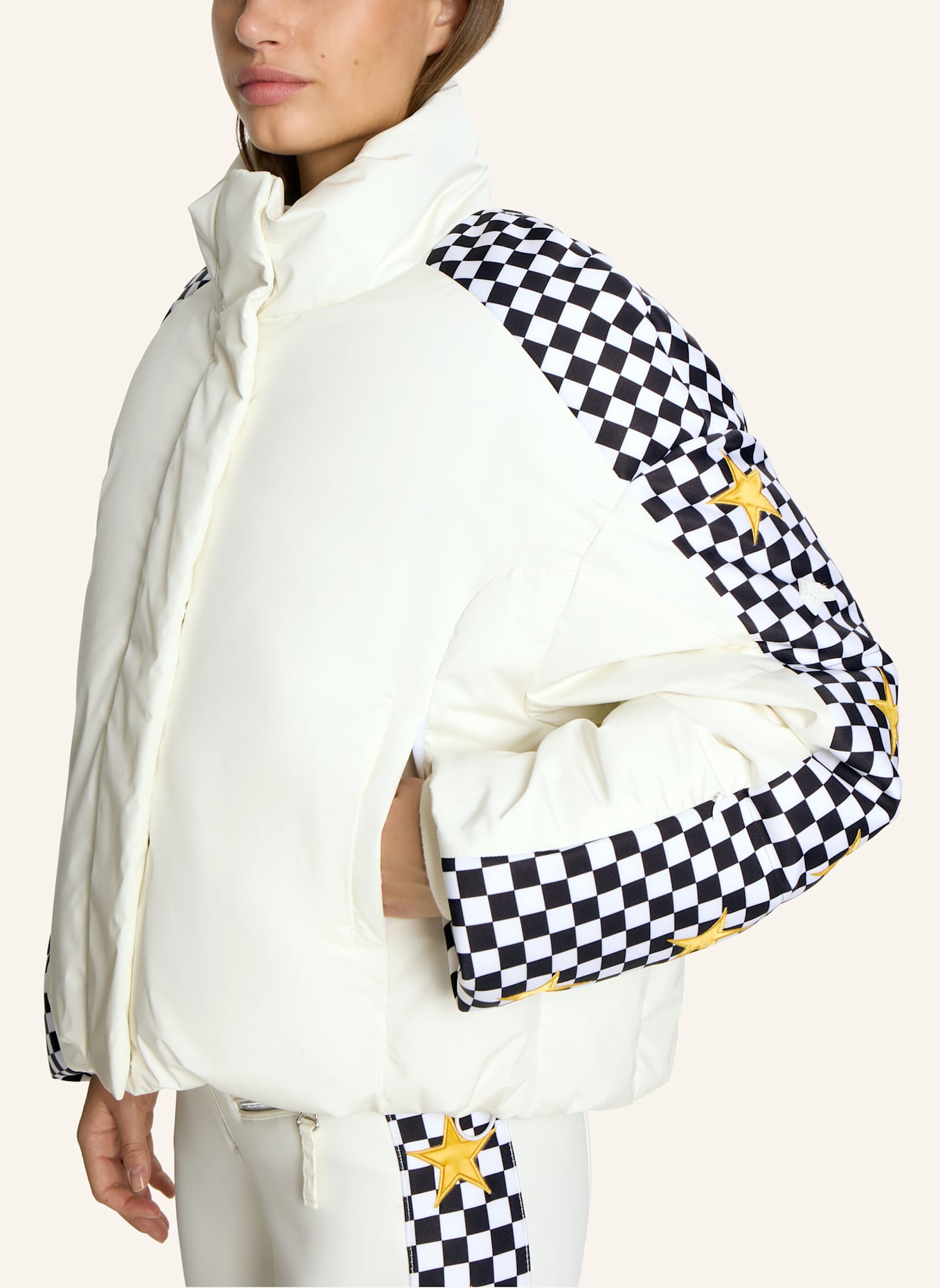 JET SET Skijacke MICHELLE FUN: BEIGE