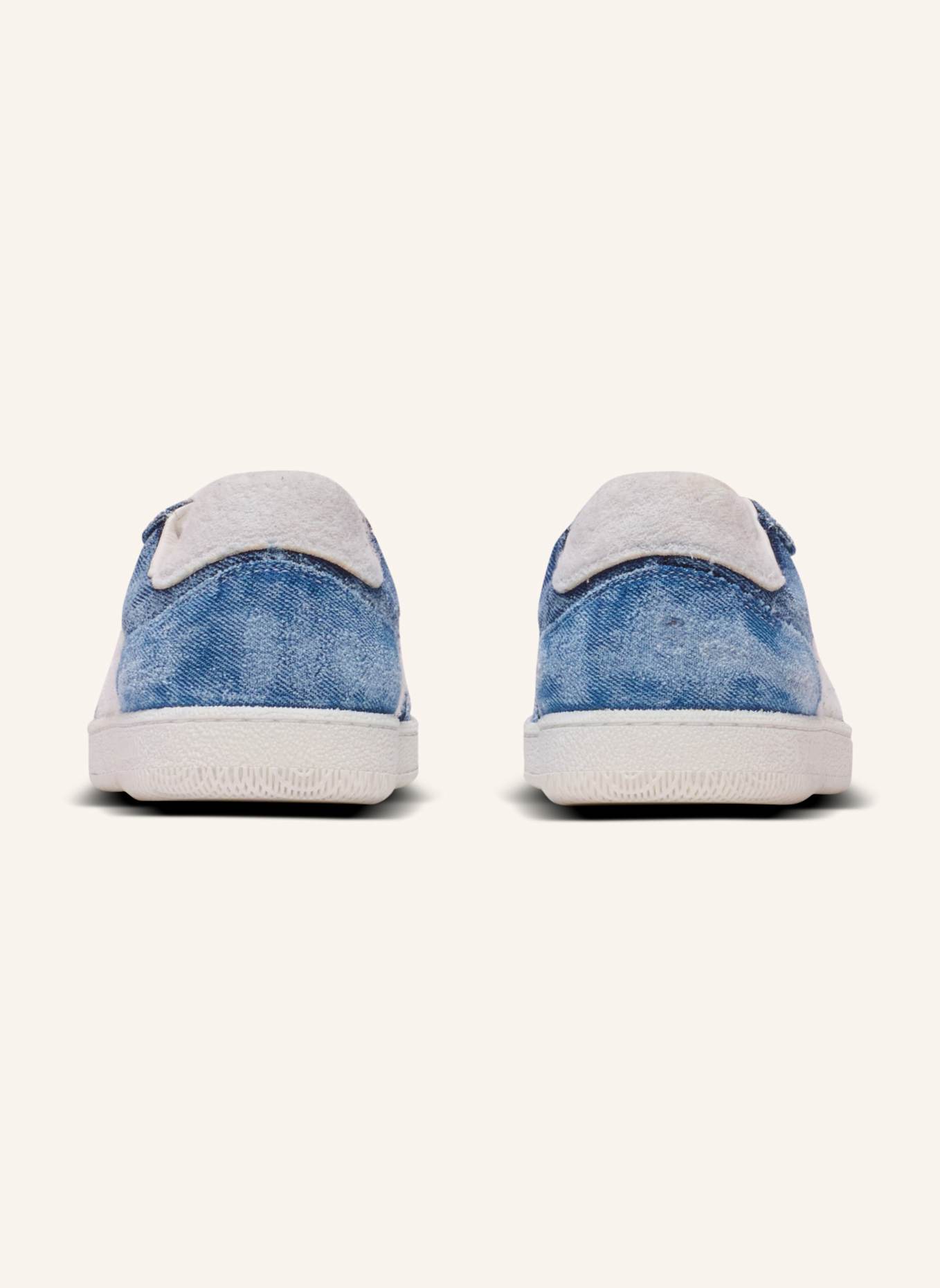 BALMAIN Sneakers Balmain Swan aus Denim: BLAU