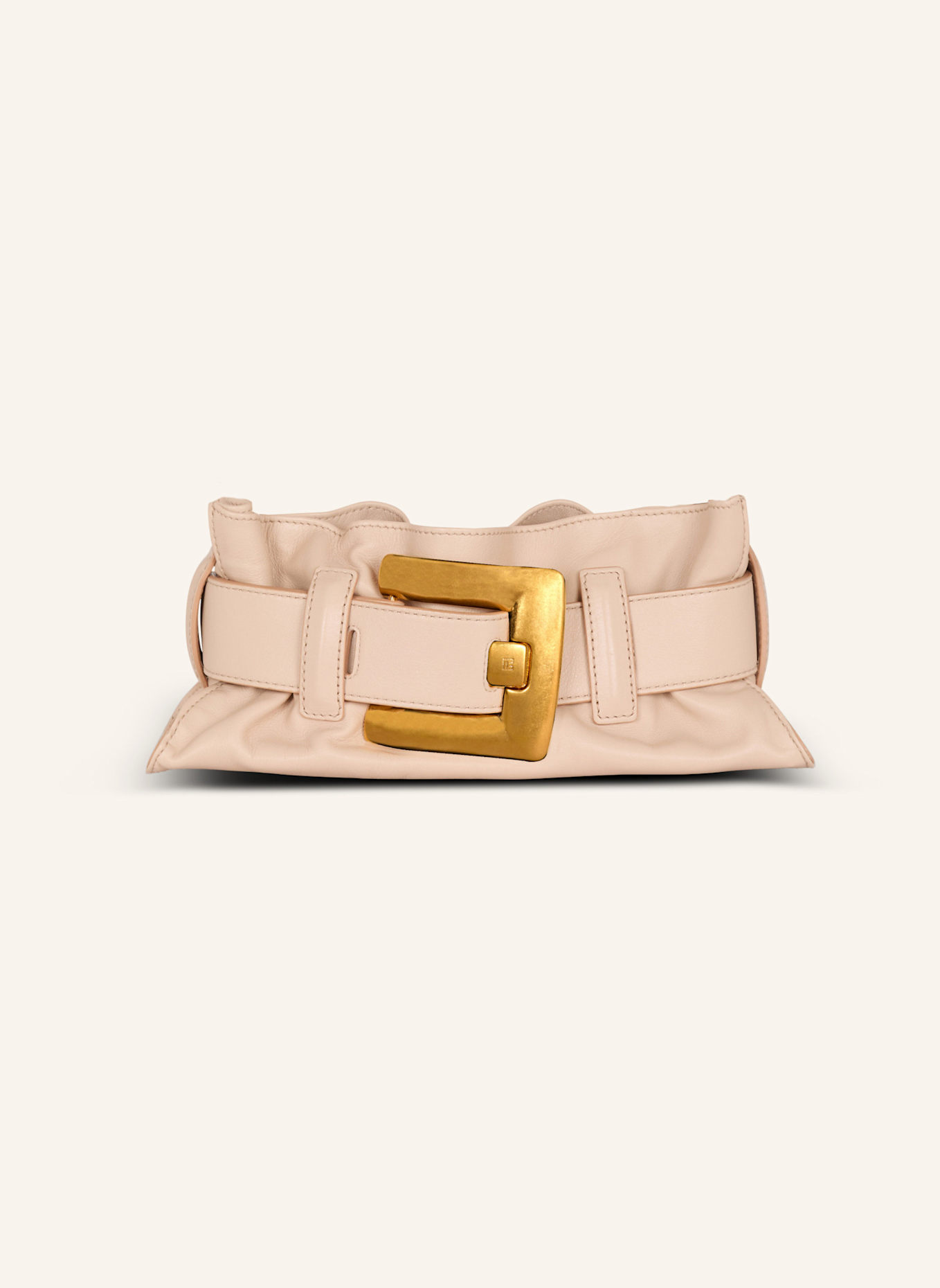 BALMAIN Schultertasche ANTHEM: BEIGE