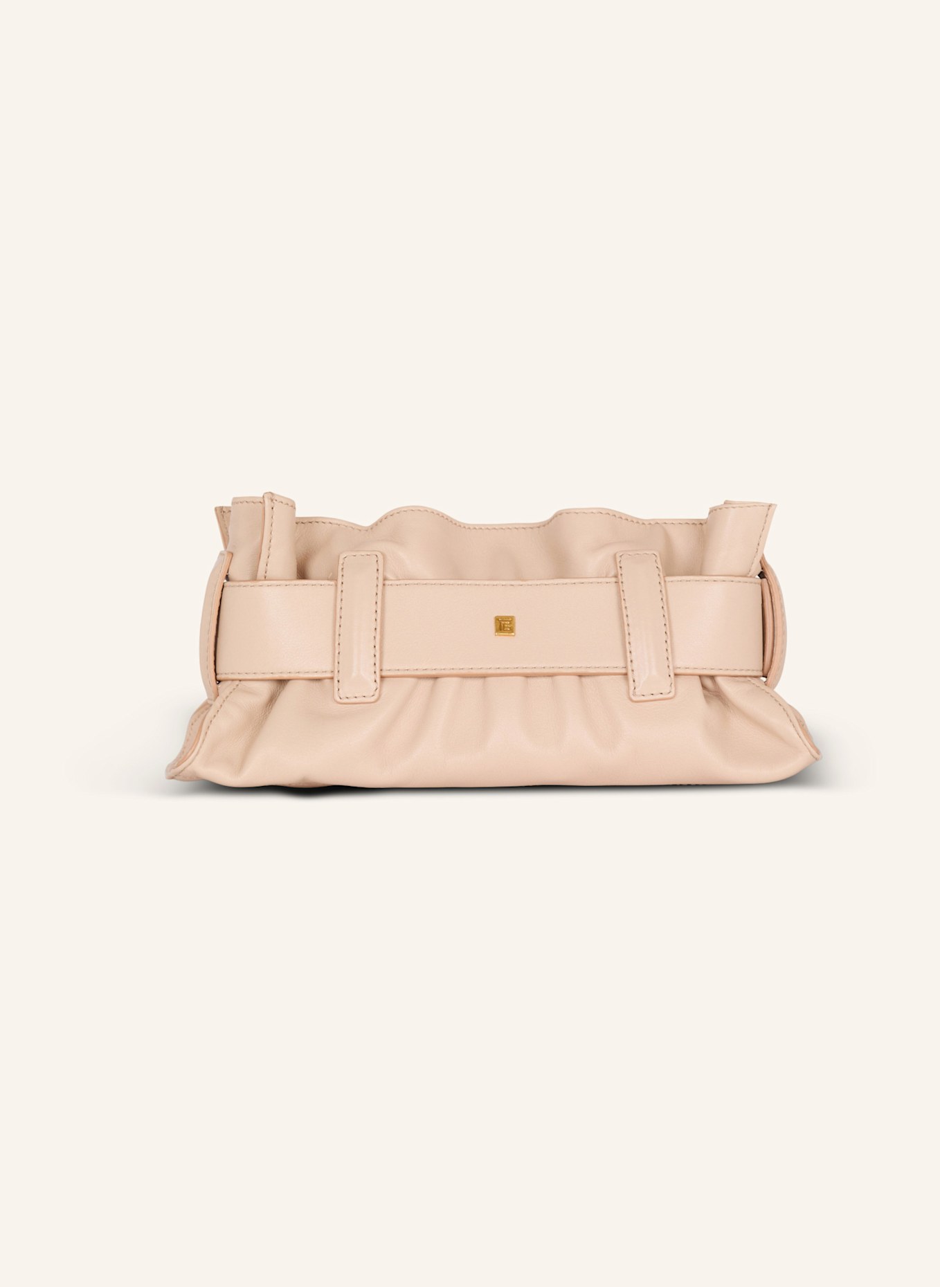 BALMAIN Schultertasche ANTHEM: BEIGE