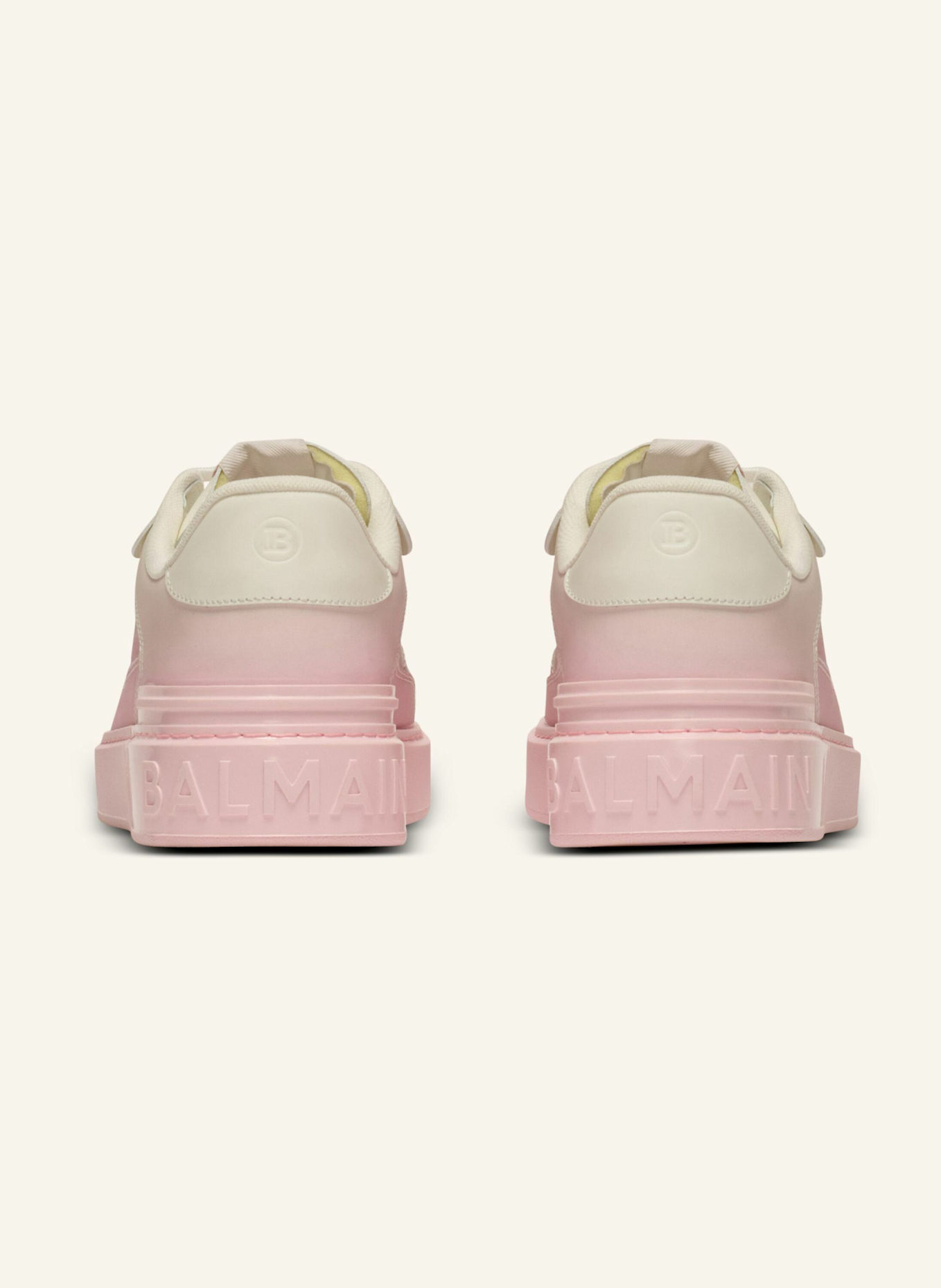 BALMAIN Sneakers B-Court Flip aus Leder: PINK