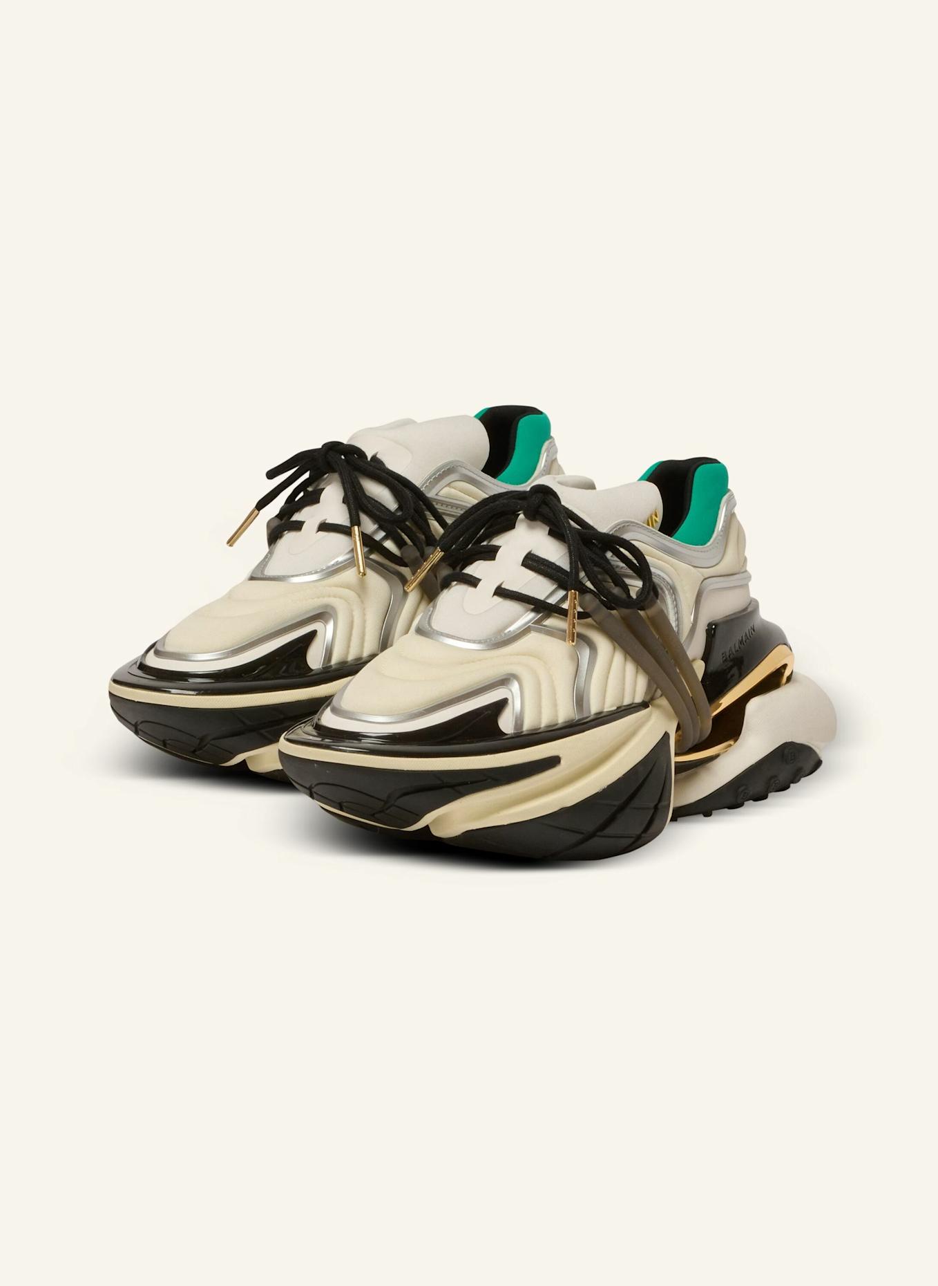 BALMAIN Sneakers Unicorn Wave aus Neopren: BEIGE