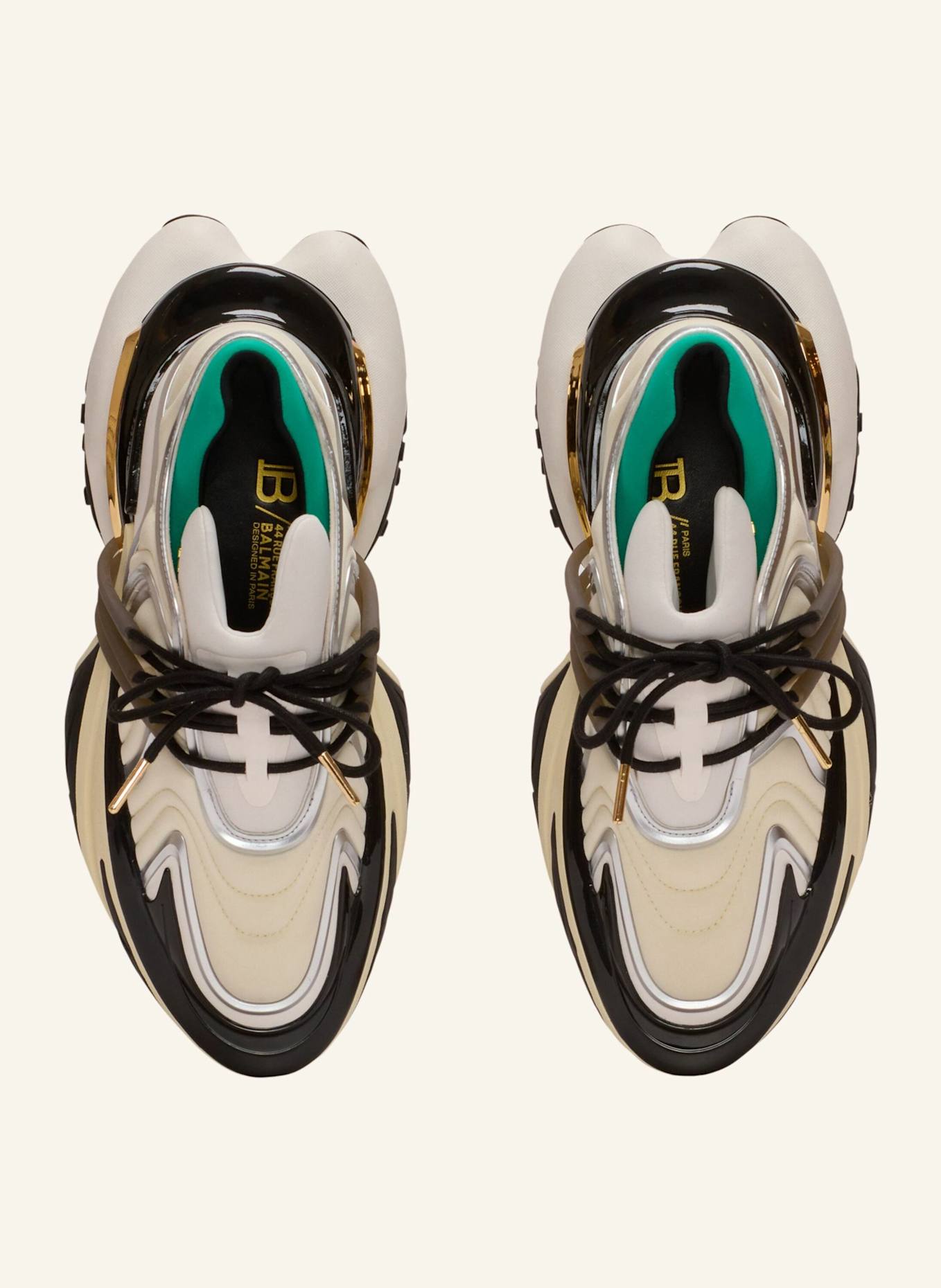 BALMAIN Sneakers Unicorn Wave aus Neopren: BEIGE