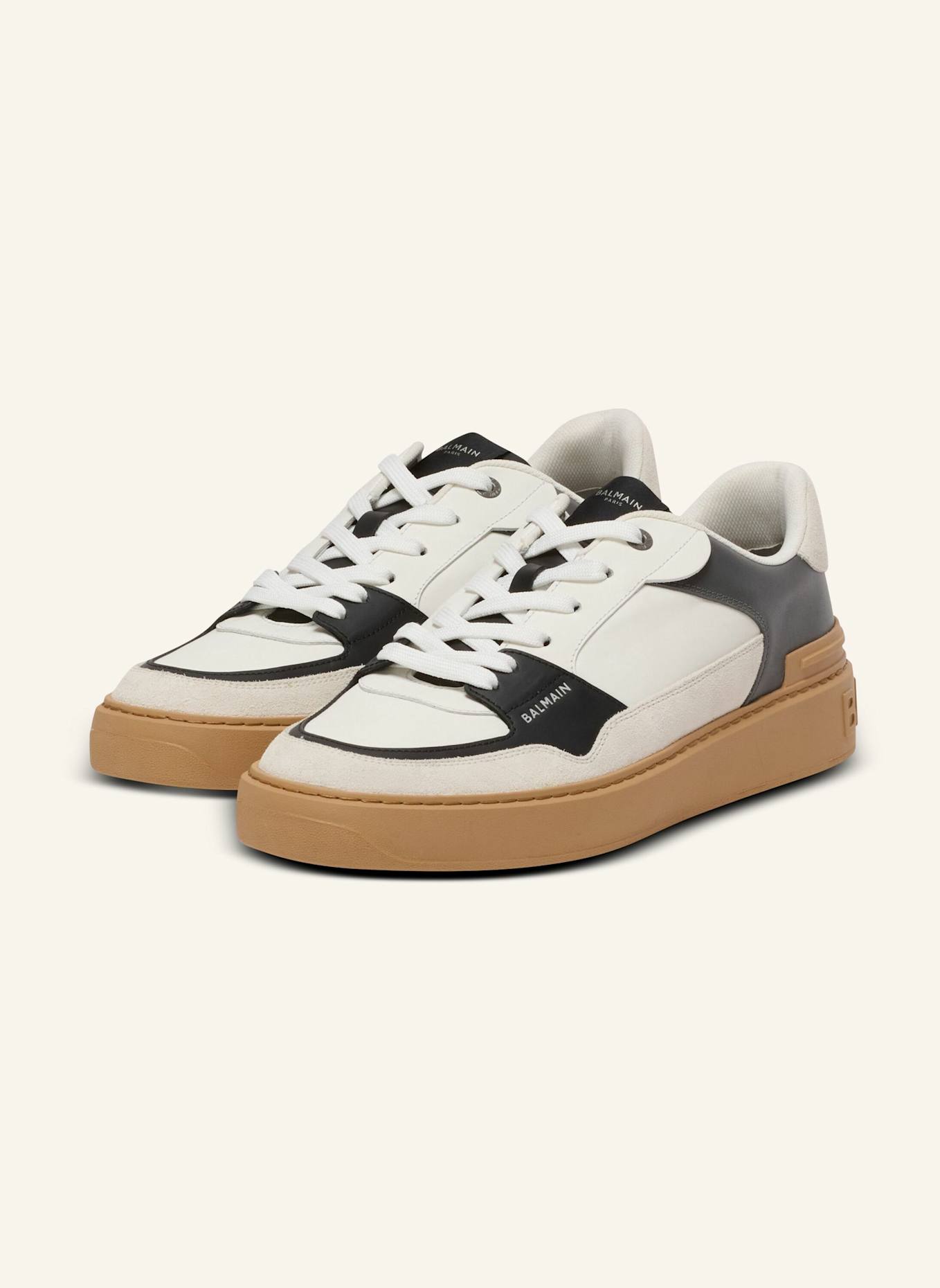 BALMAIN Sneakers B-Court Flip aus Leder: GRAU