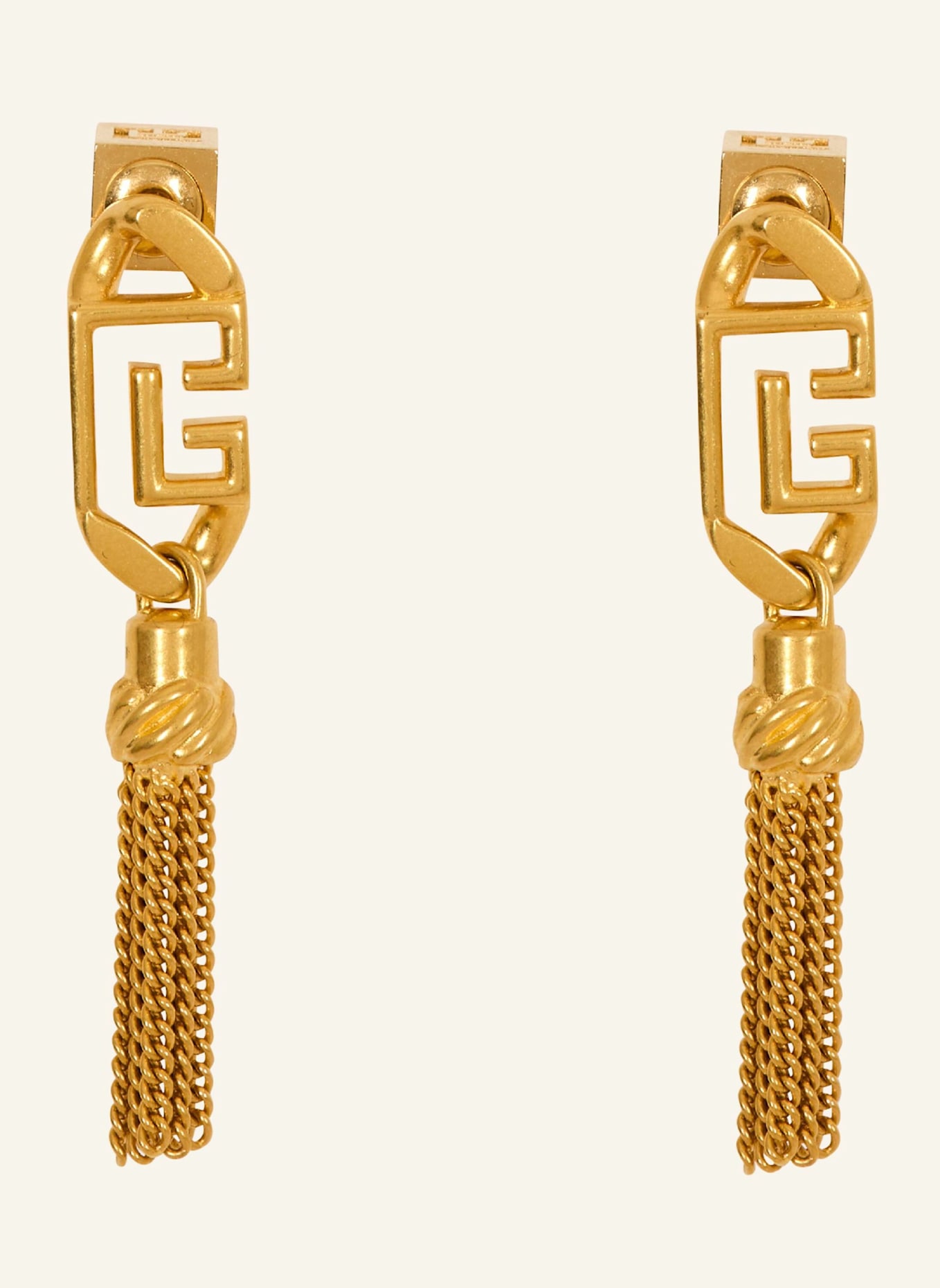 BALMAIN Sync PB Ohrhänger aus Messing: GOLD