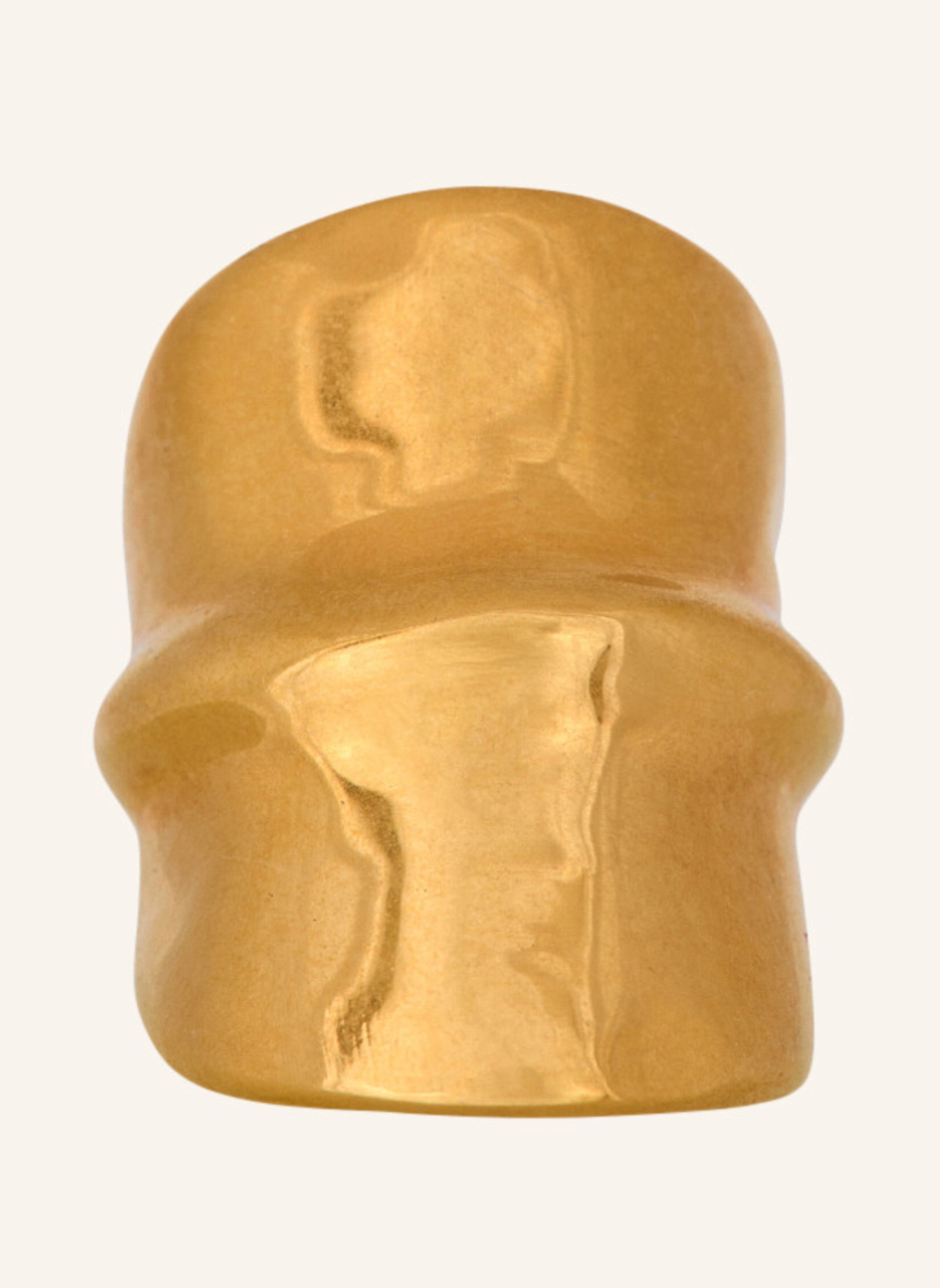 BALMAIN Ring aus Messing im Bambus-Design: GOLD