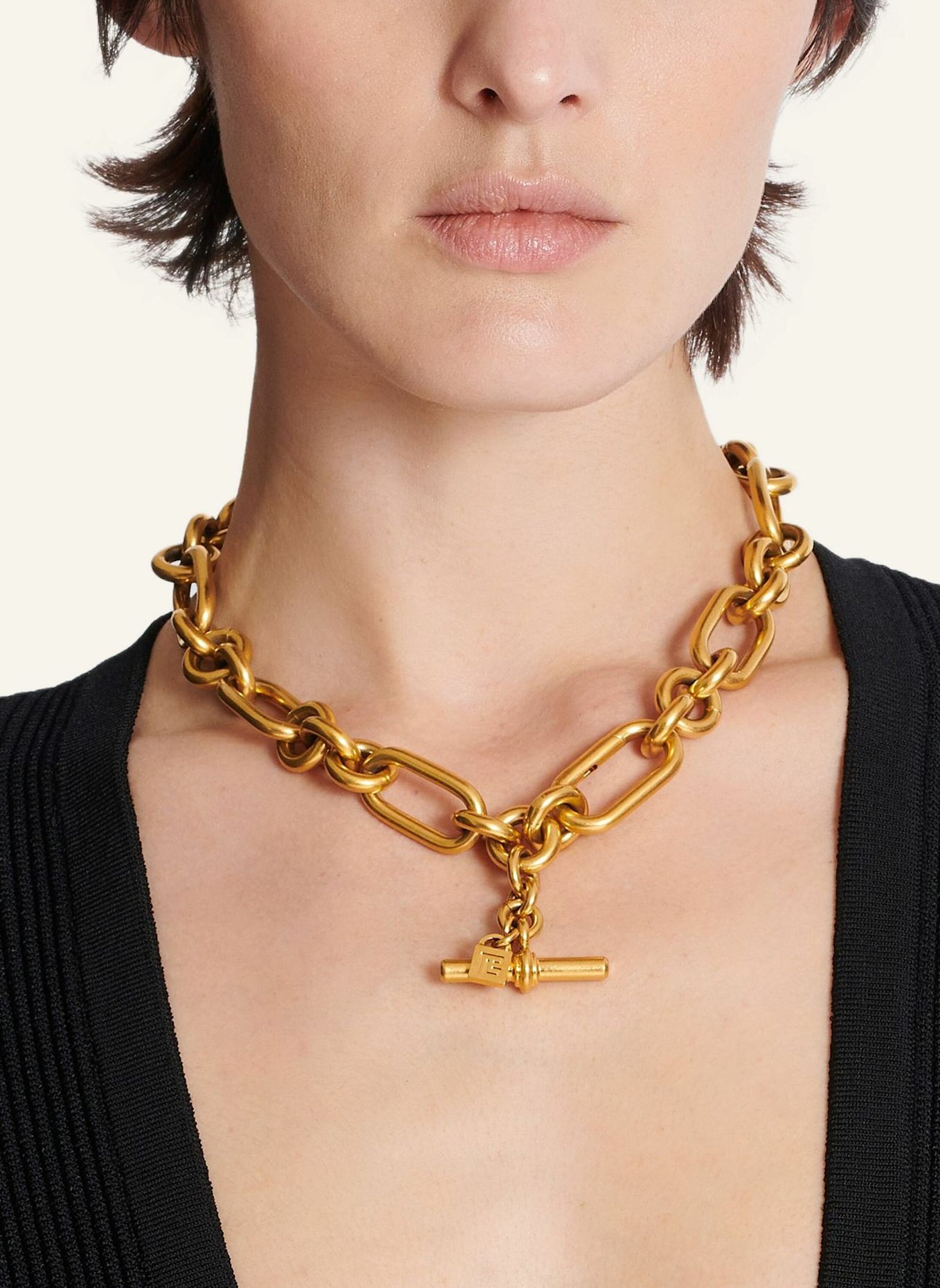 BALMAIN Kette Sync aus goldenem Messing: GOLD
