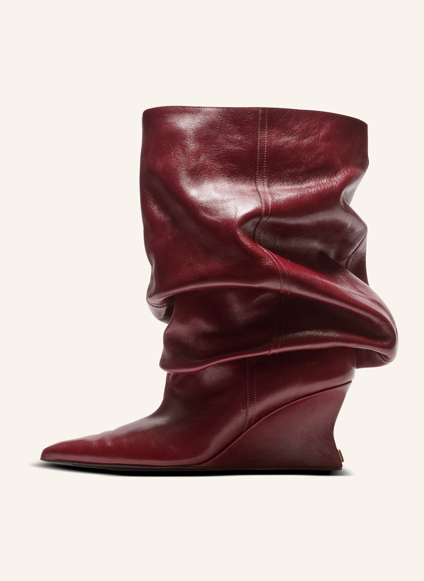 BALMAIN Stiefeletten mit Keilabsatz: BRAUN
