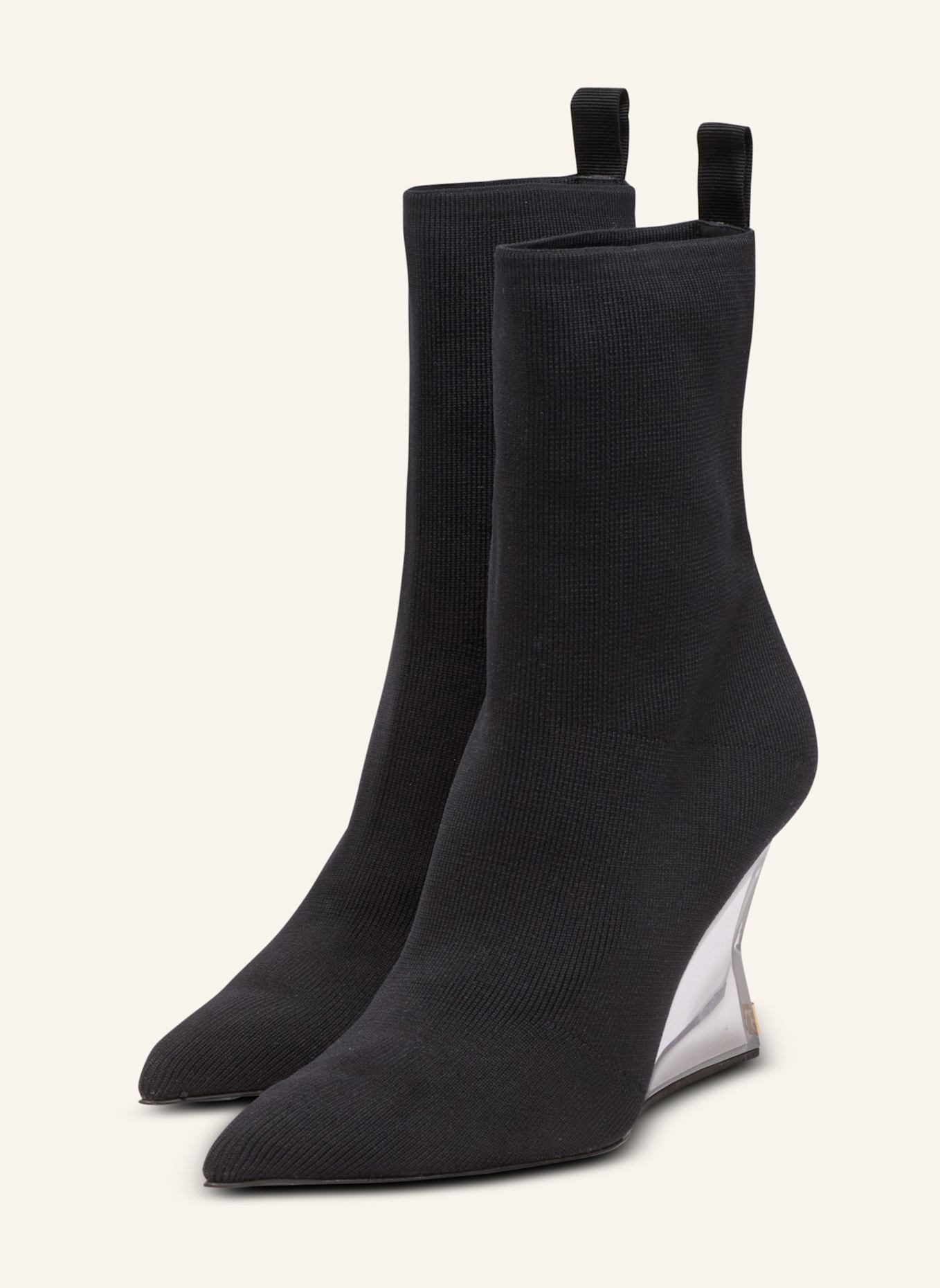 BALMAIN Stiefeletten Wedge: SCHWARZ