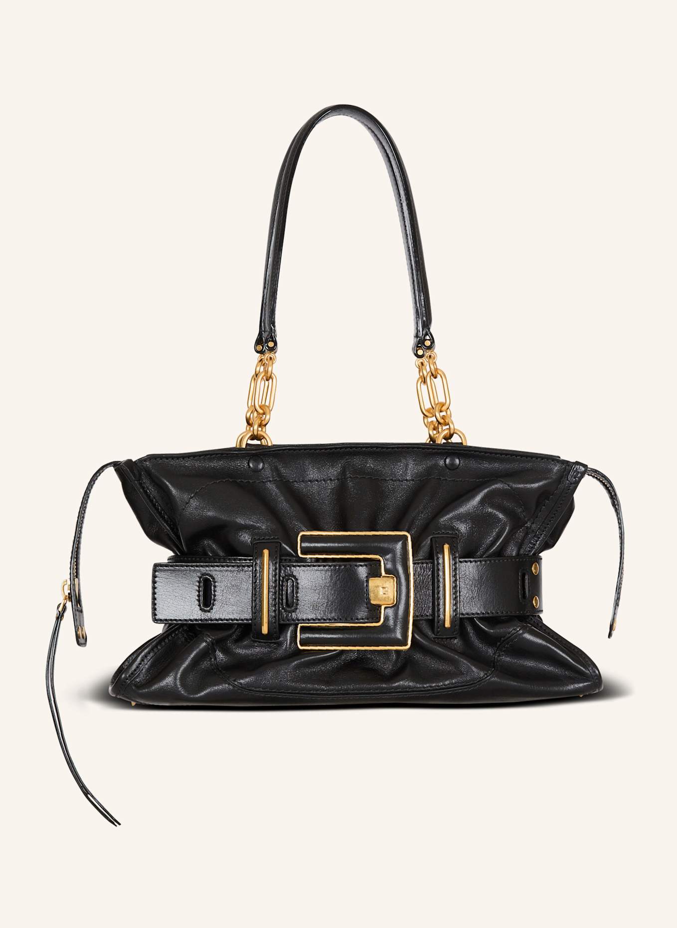 BALMAIN Tasche Anthem aus Kalbsleder: SCHWARZ