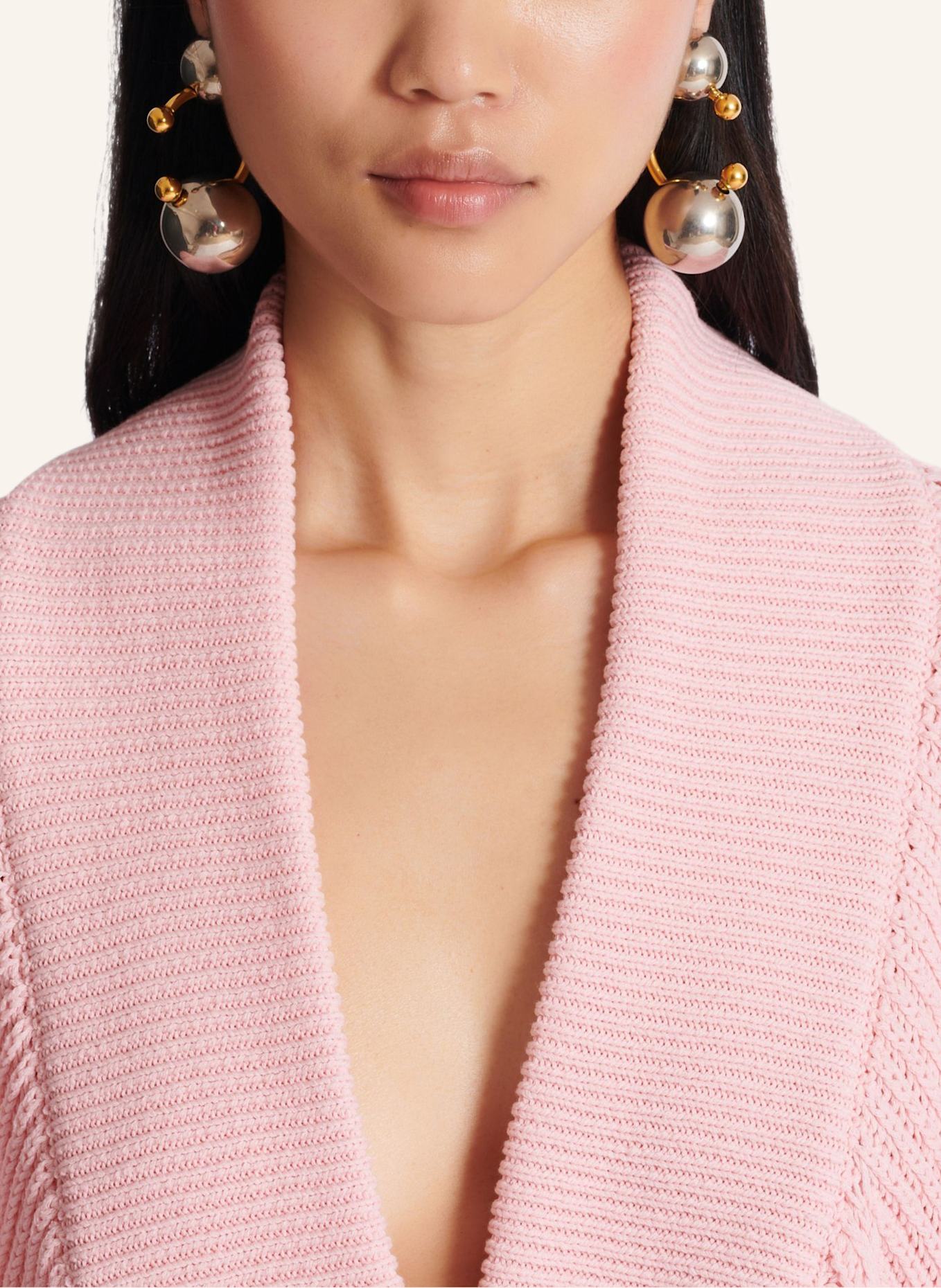 BALMAIN Mini-Creolen mit Piercing: SILBER