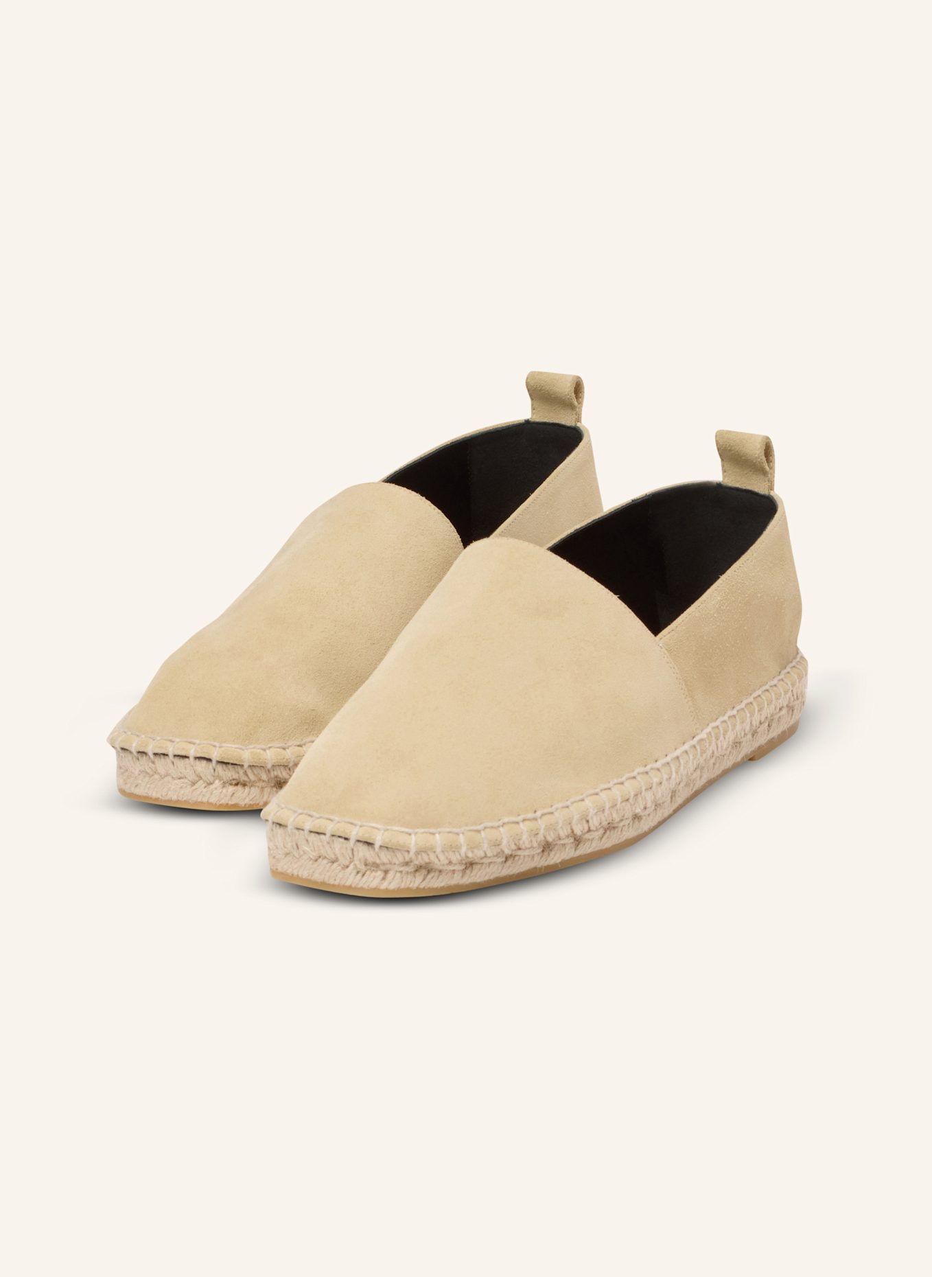 BALMAIN Espadrilles aus Wildleder: BEIGE