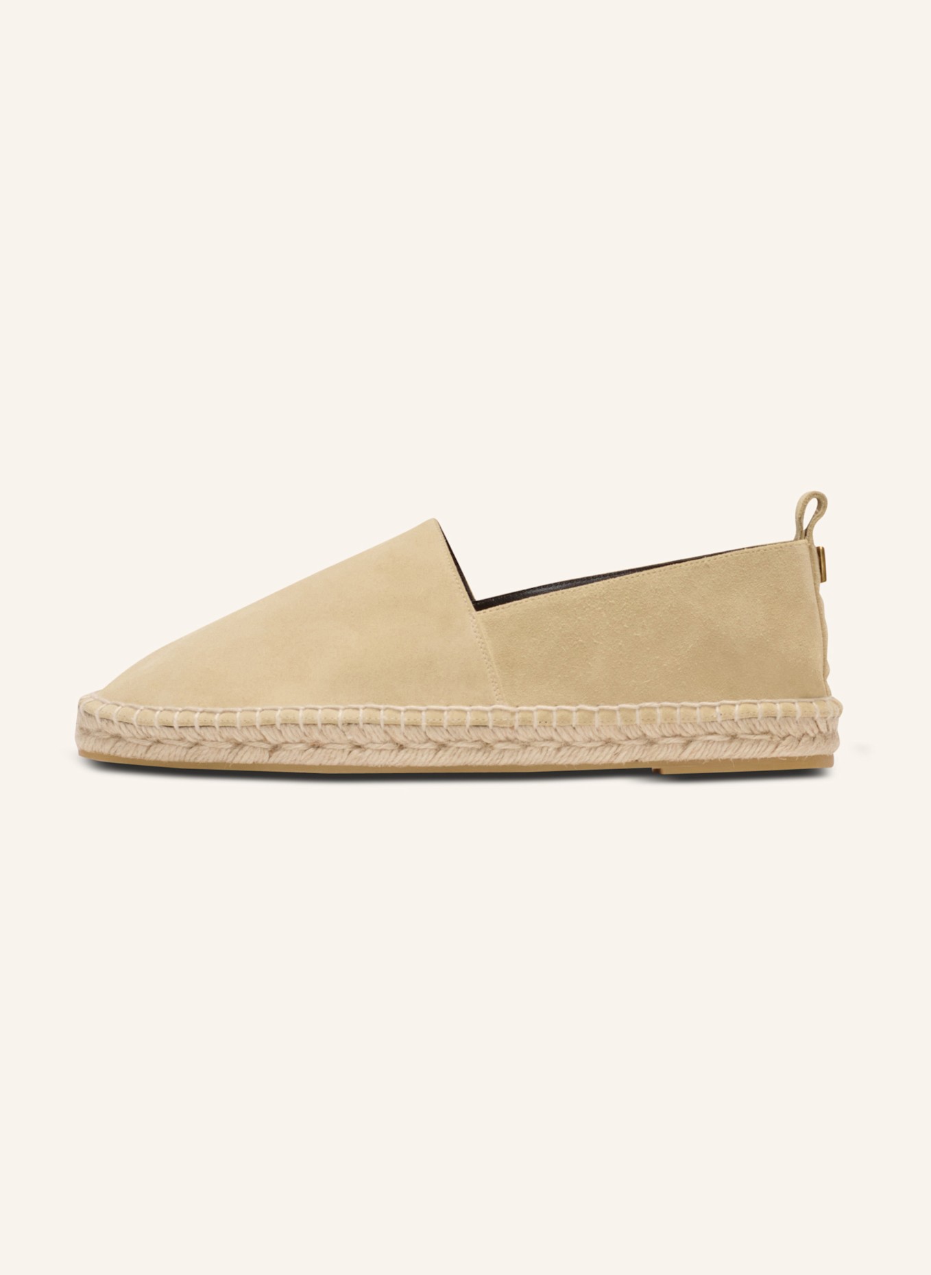 BALMAIN Espadrilles aus Wildleder: BEIGE