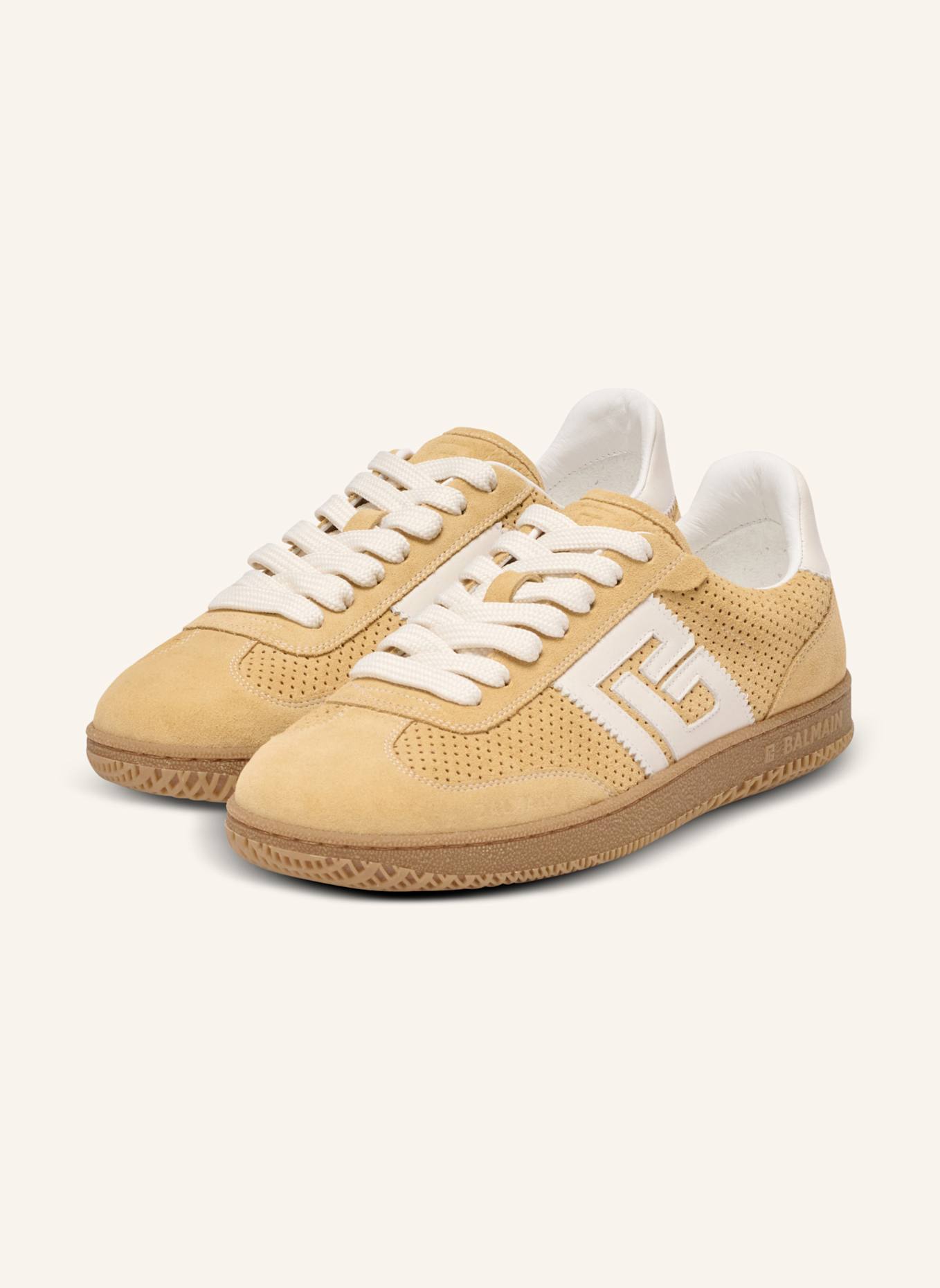 BALMAIN Sneakers Balmain Swan aus Wildleder: BEIGE