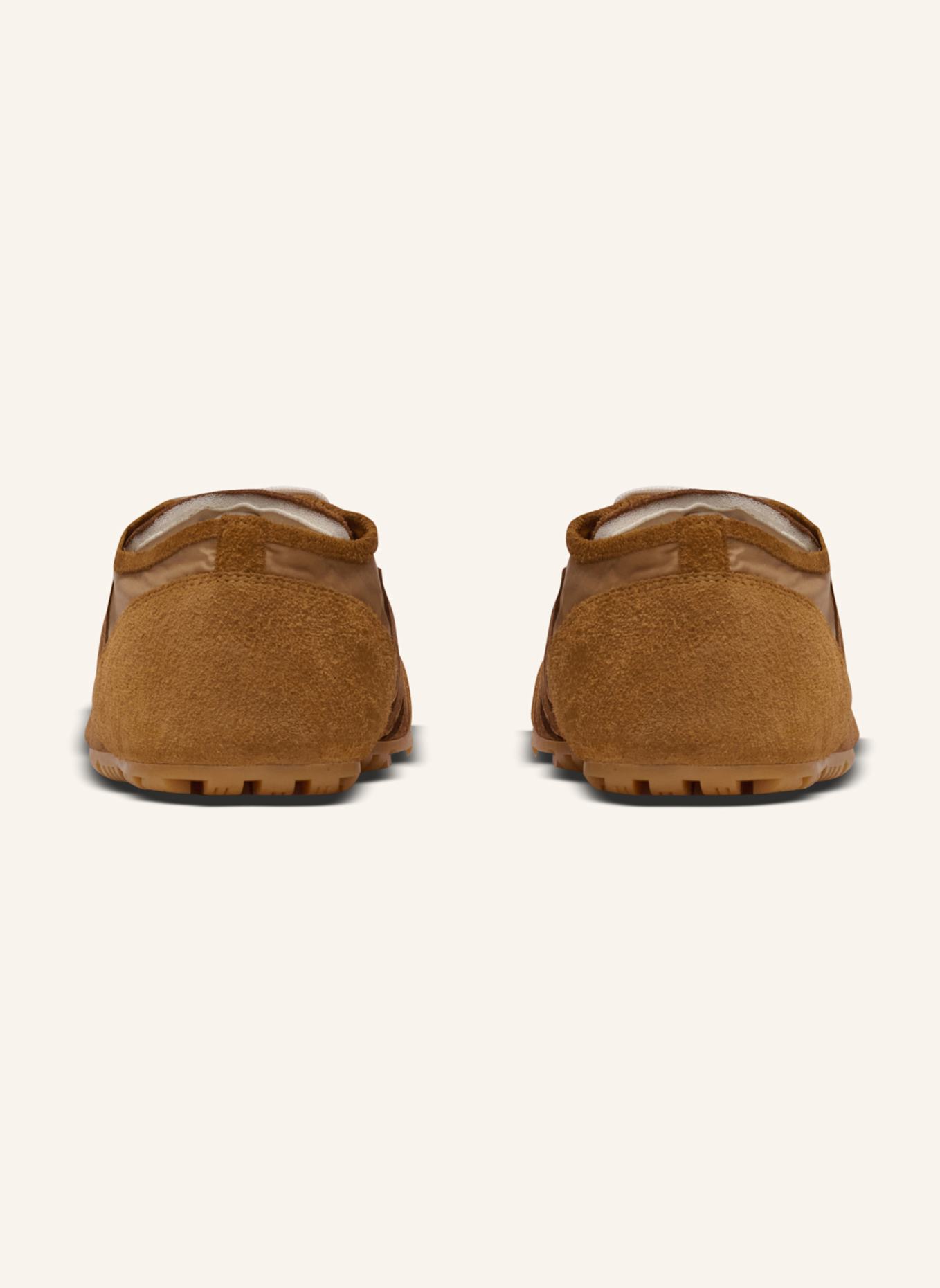 BALMAIN Sneakers Racer 45 aus Wildleder und Nylon: BRAUN