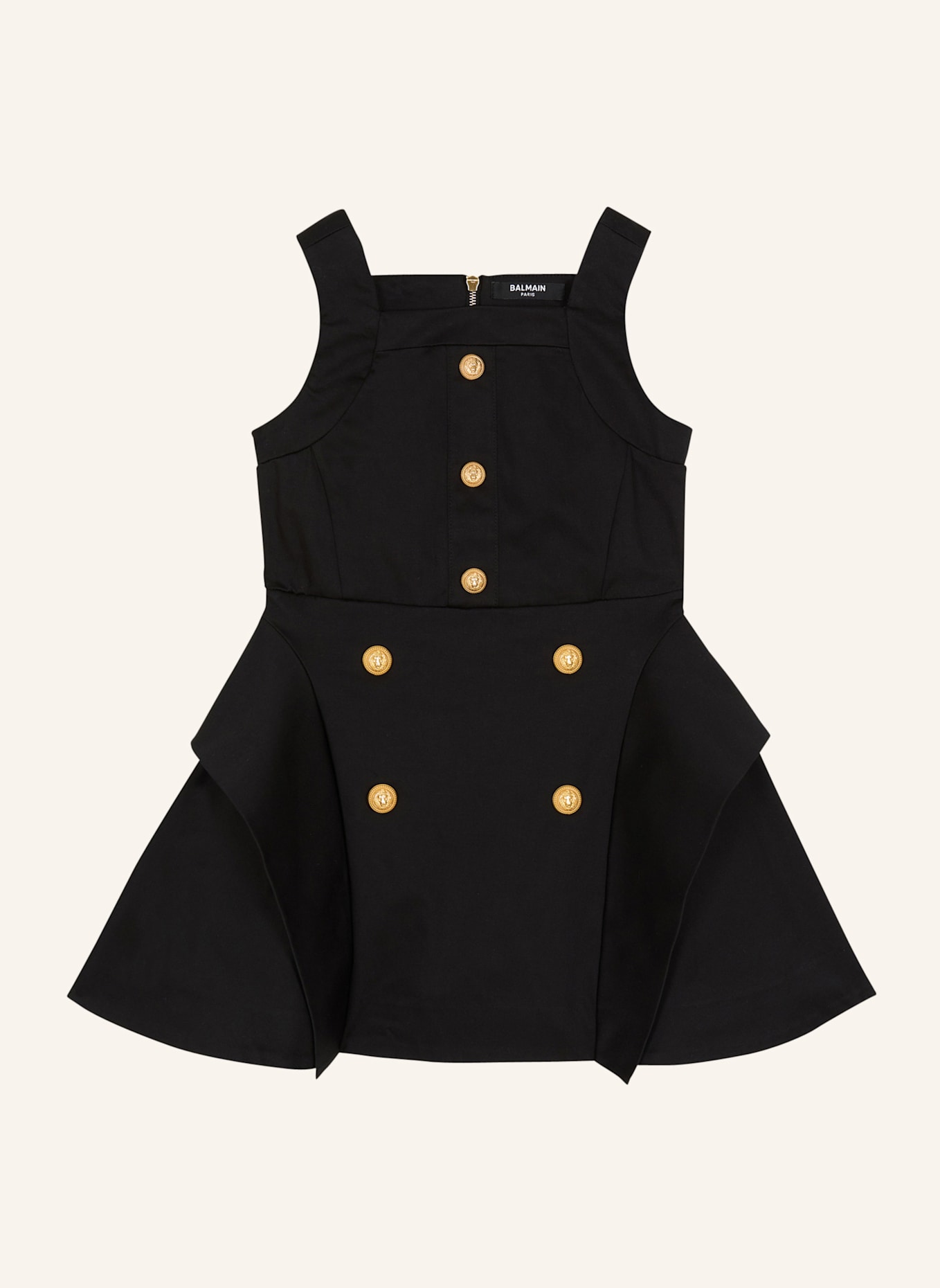 BALMAIN Ausgestelltes Kleid: SCHWARZ