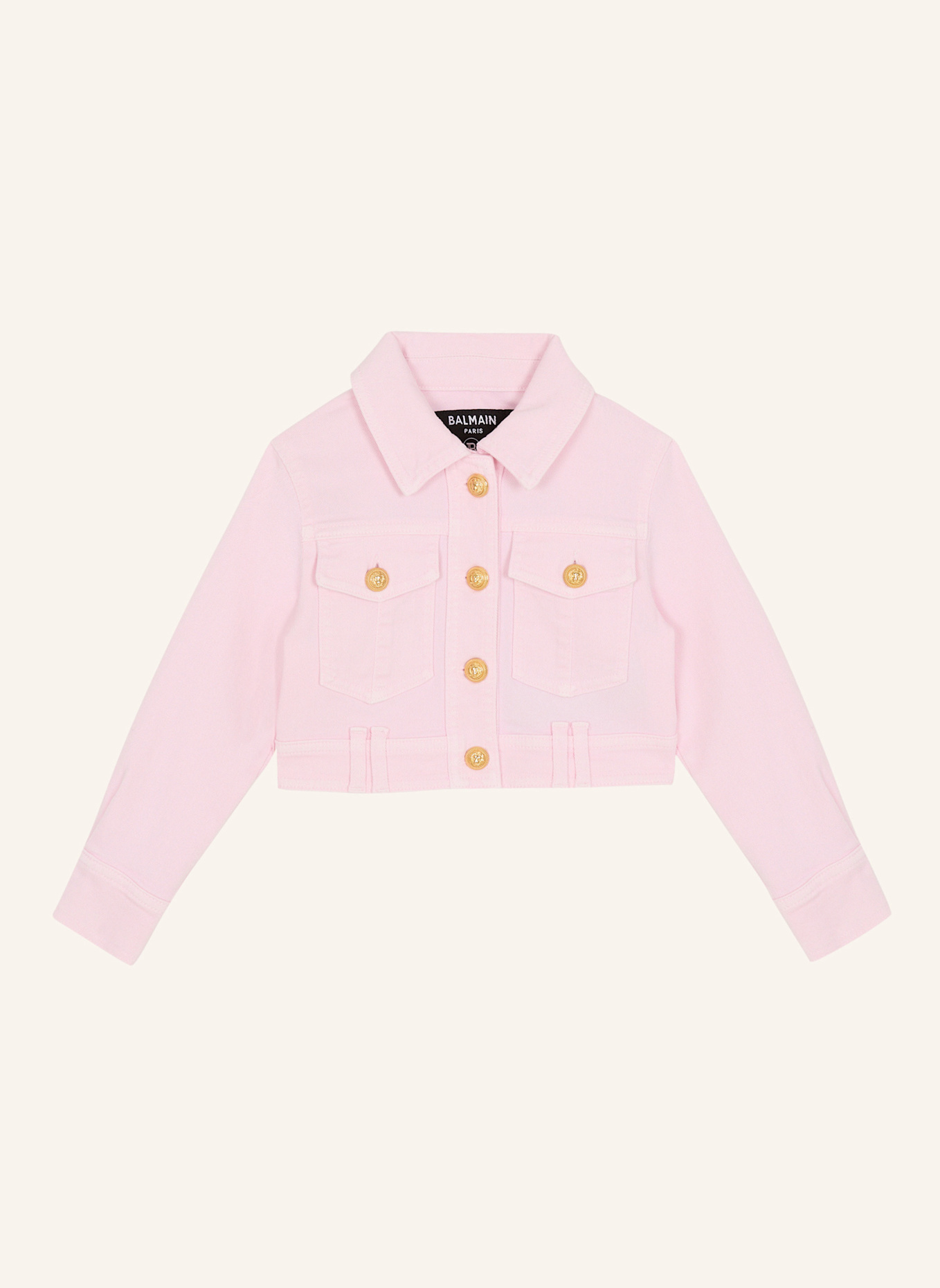 BALMAIN Jacke aus Baumwolle: ROSA