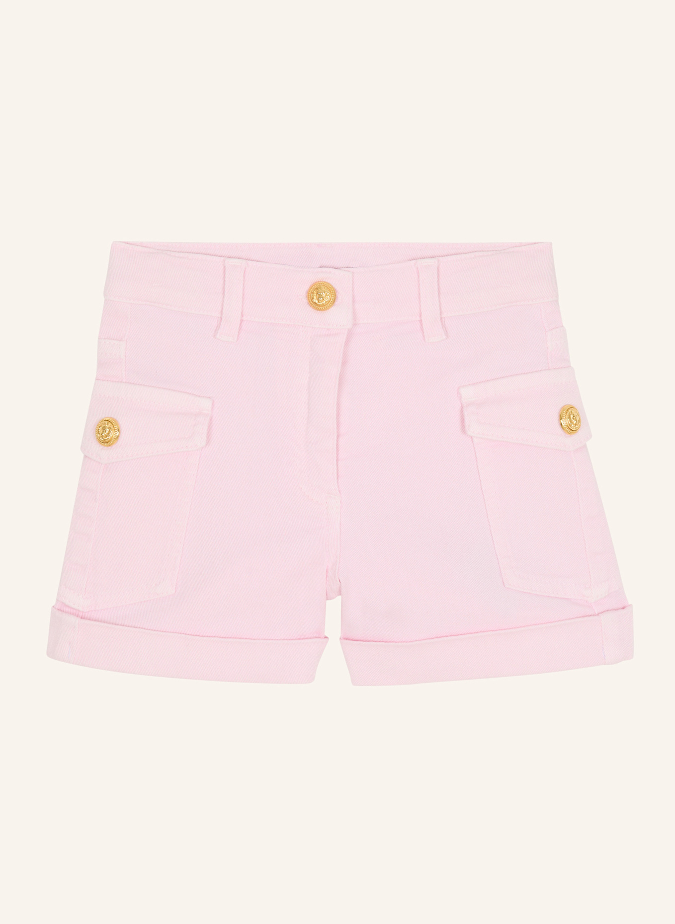 BALMAIN Shorts mit Knöpfen: ROSA