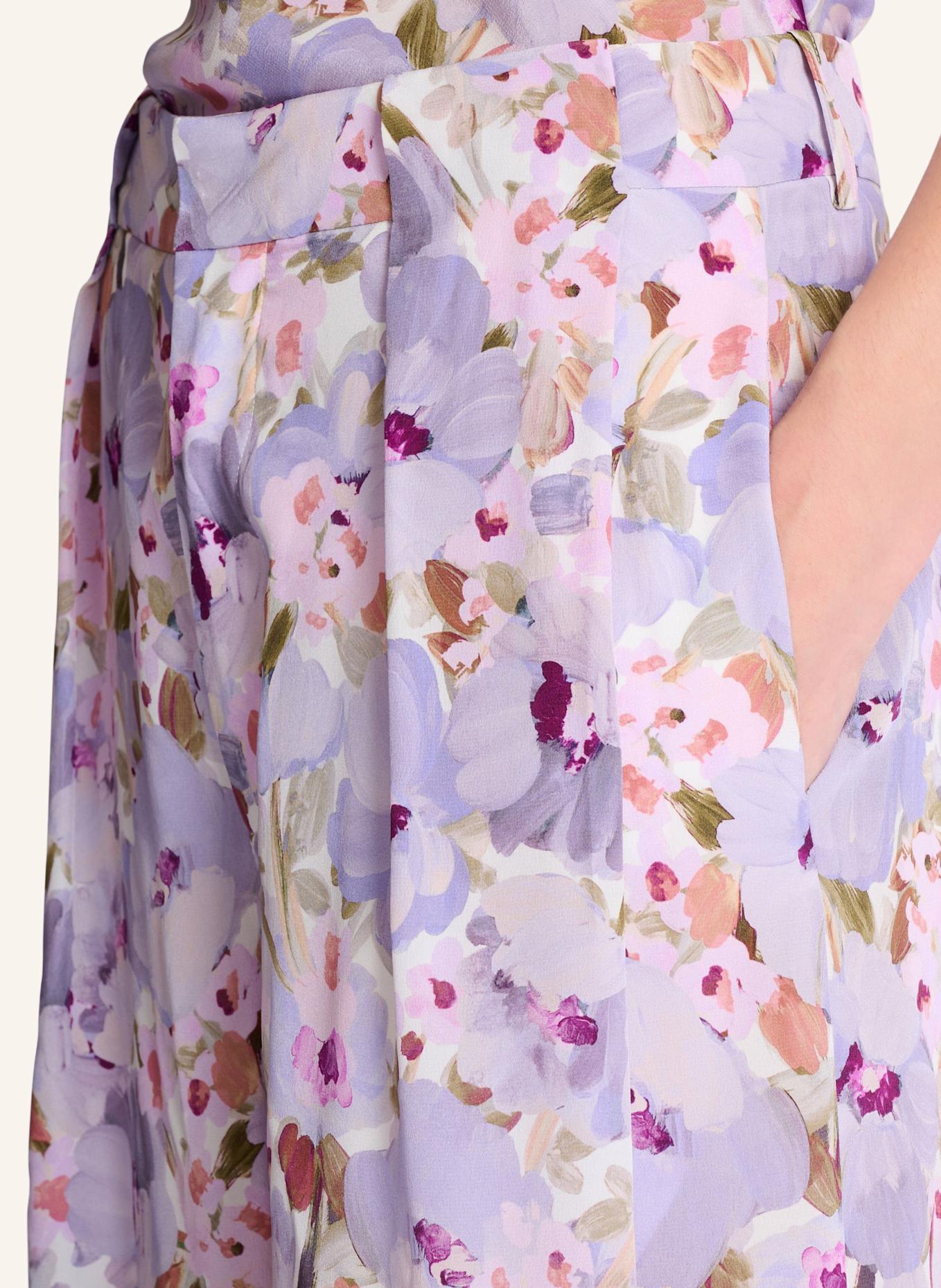 BALMAIN Hose mit Poppi-Flower-Print: NUDE