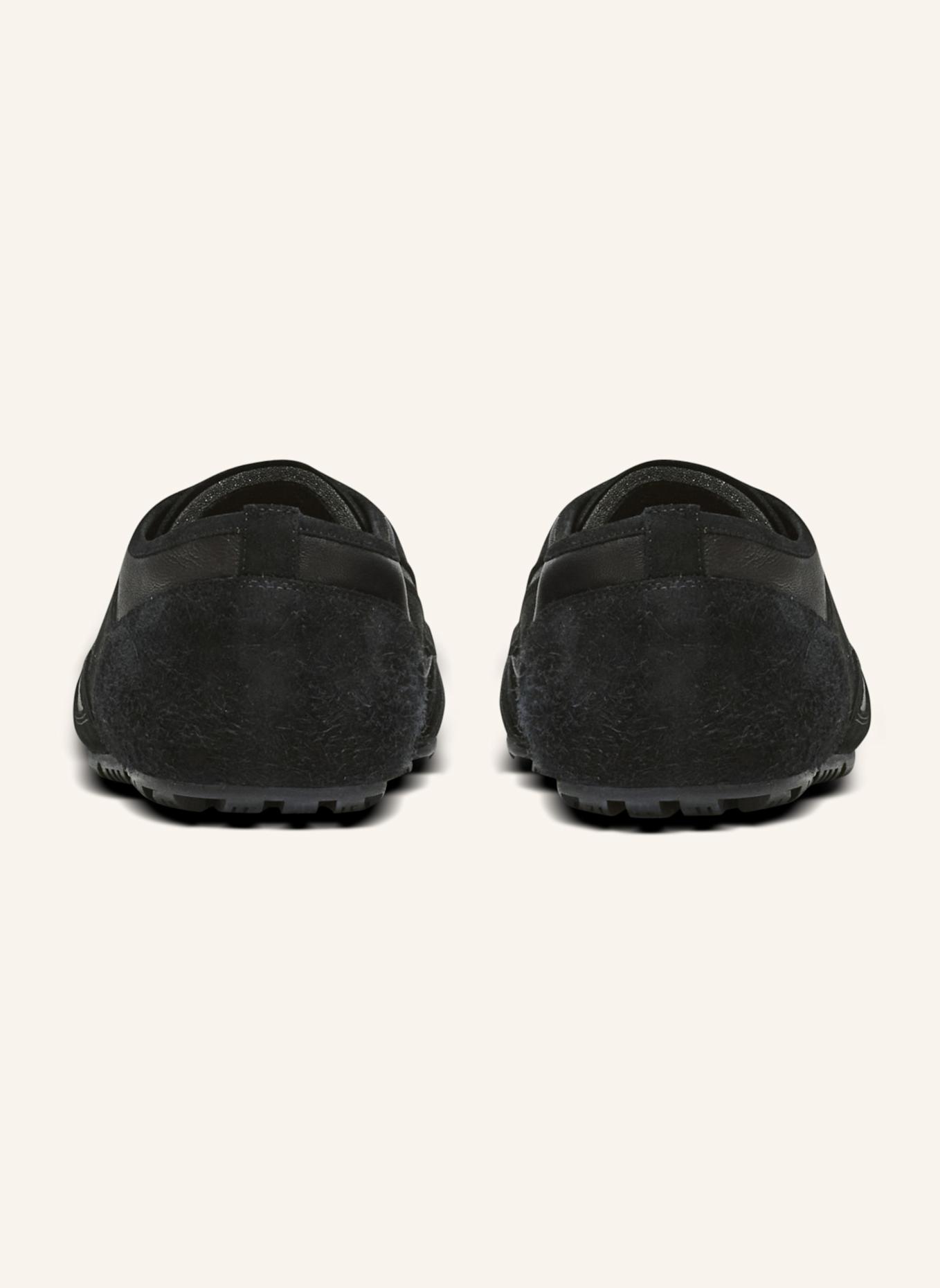 BALMAIN Sneakers Racer 45 aus Wildleder und Lammleder: SCHWARZ