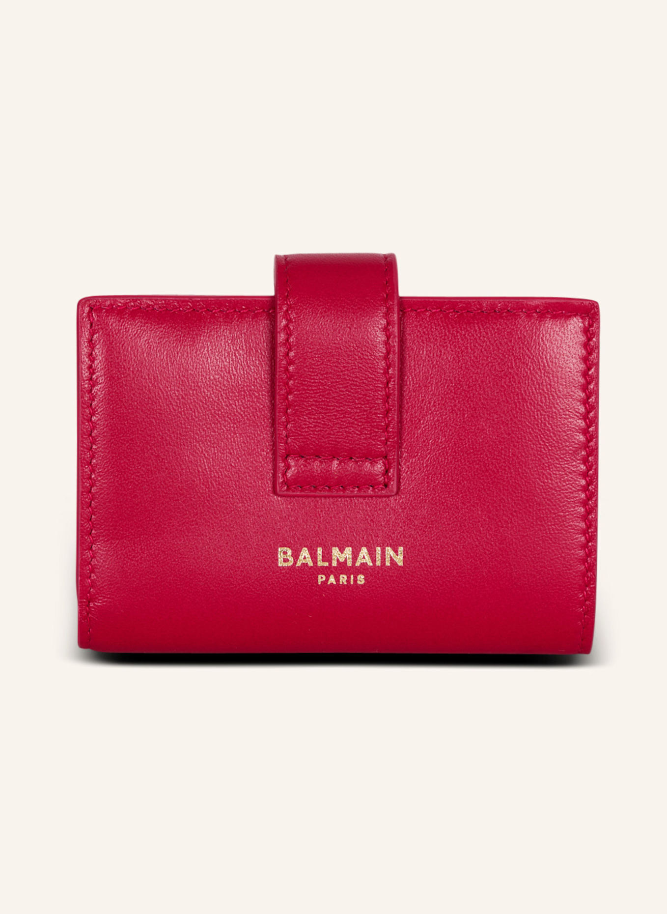BALMAIN Lederportemonnaie Pulse: ROSA