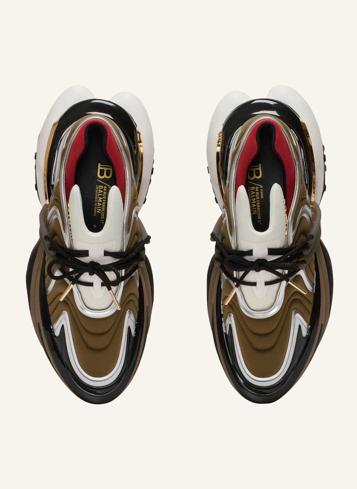 BALMAIN Sneakers Unicorn Wave aus Neopren: GRÜN