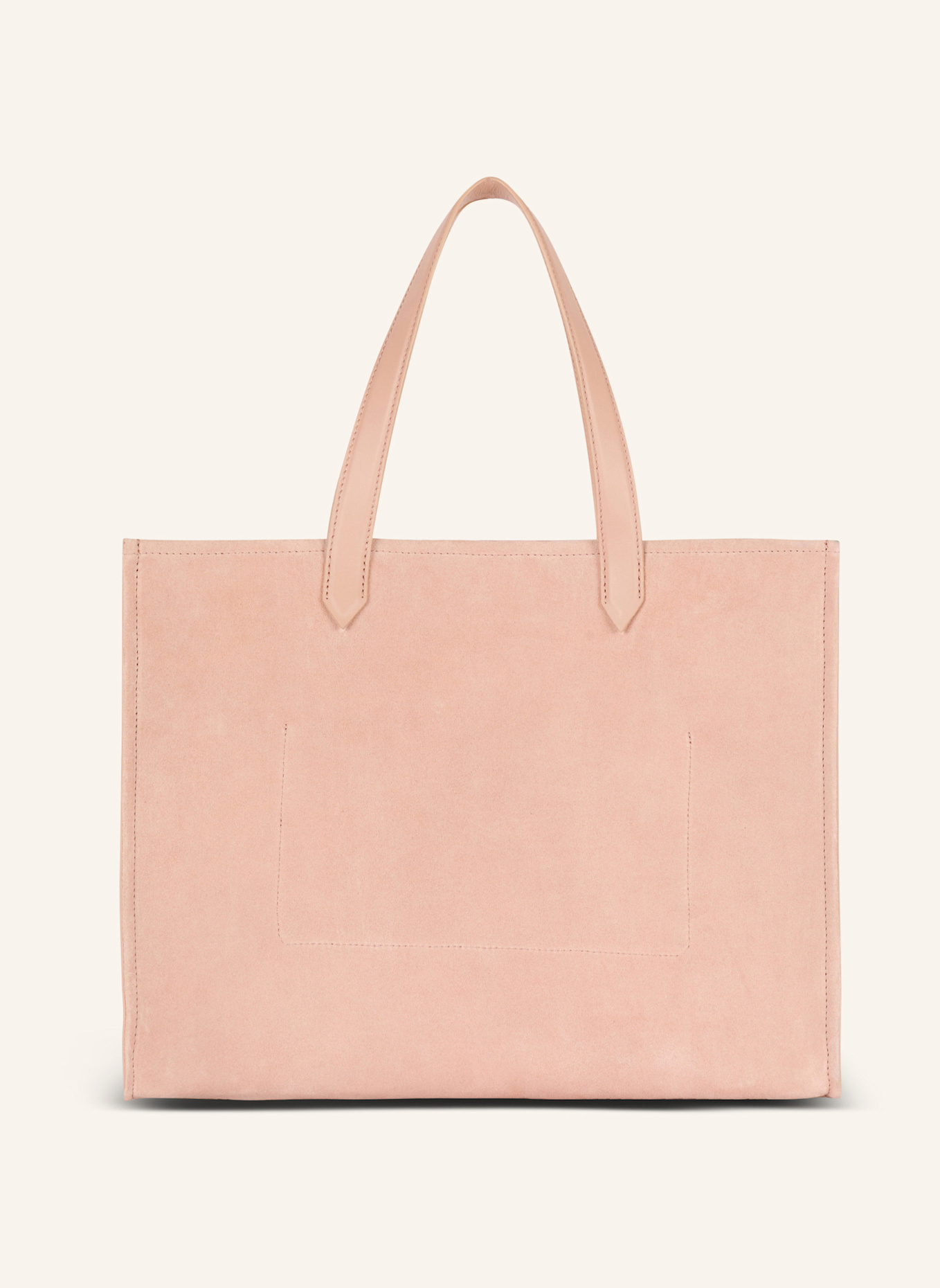 BALMAIN Mittelgroßer Shopper B-Army aus Wildleder: KHAKI