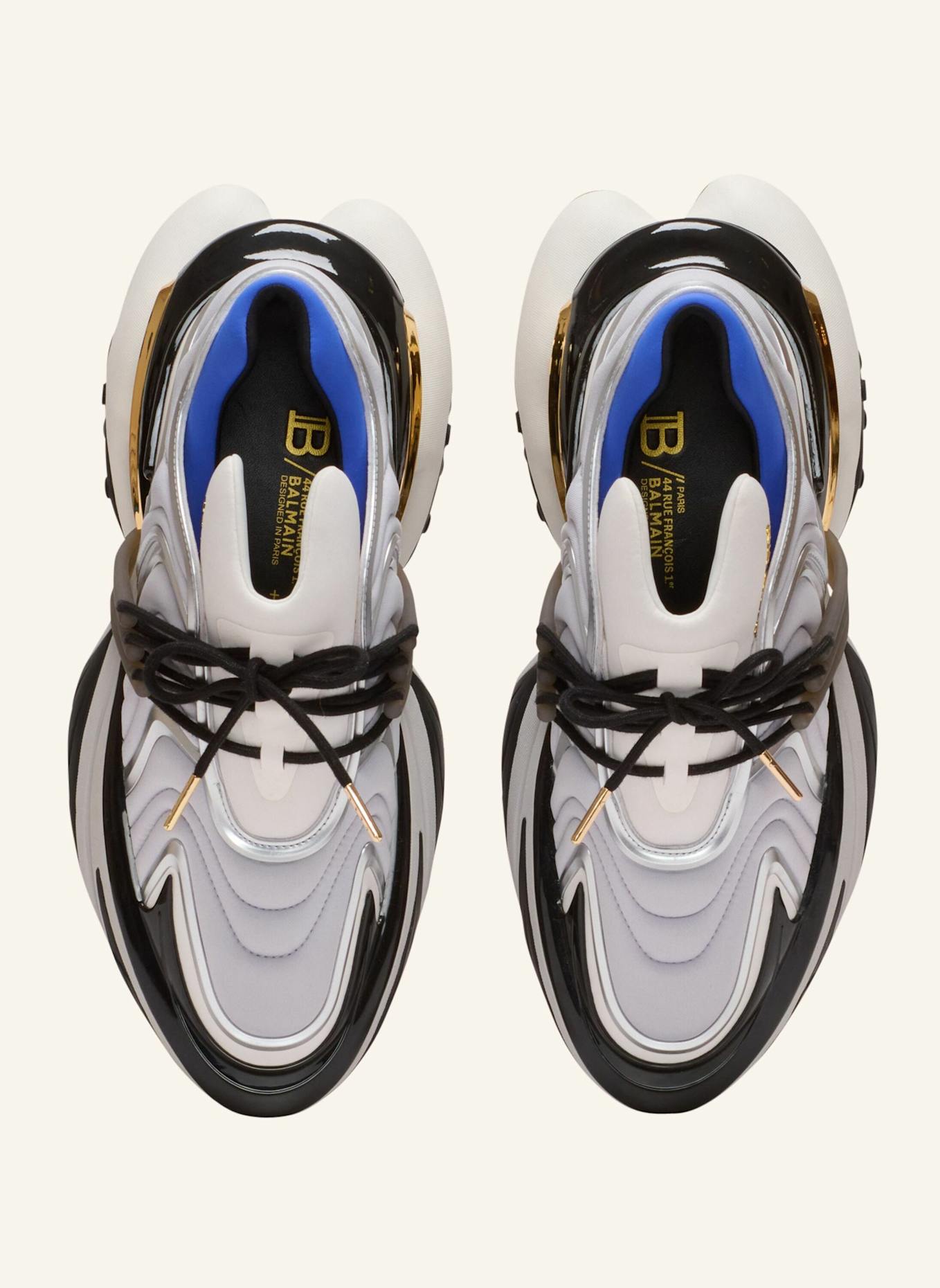 BALMAIN Sneakers Unicorn Wave aus Neopren: GRAU