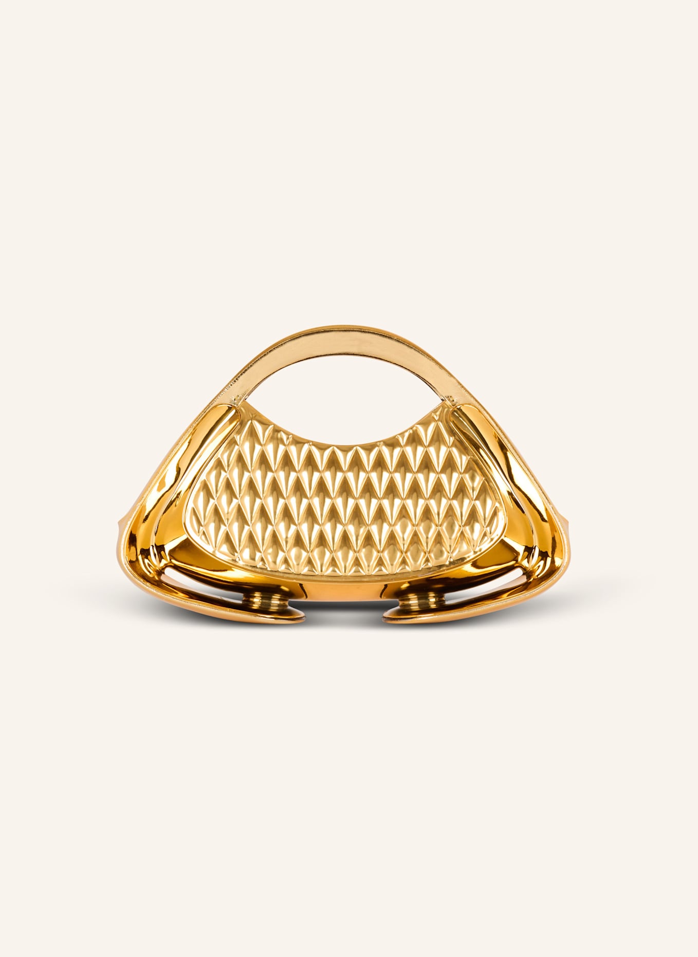 BALMAIN Mittelgroße gesteppte Tasche Jolie Madame: GOLD