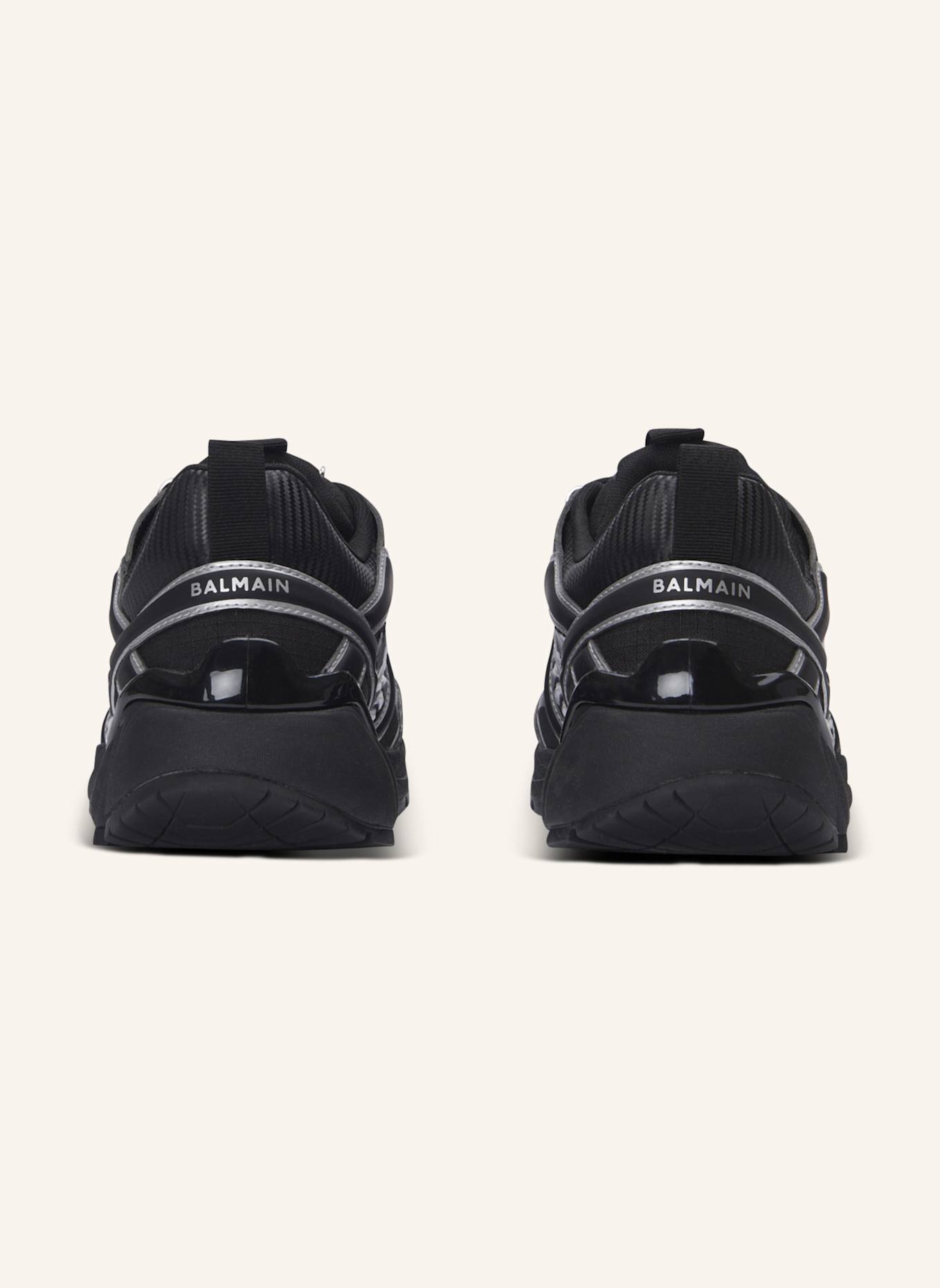 BALMAIN Sneakers Cosmic Dust aus technischen Materialien: SCHWARZ