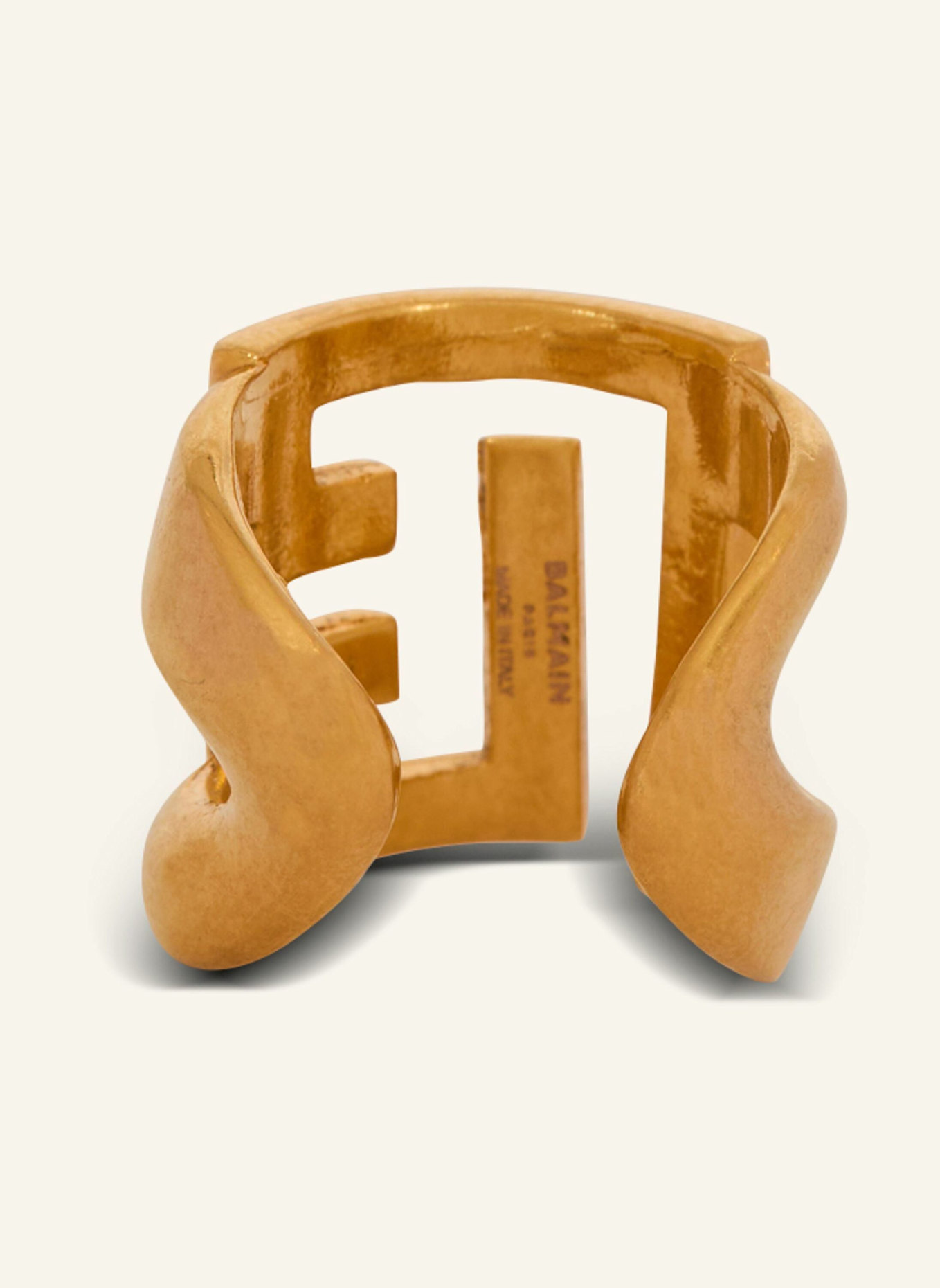 BALMAIN Ring Sync PB aus Messing: GOLD