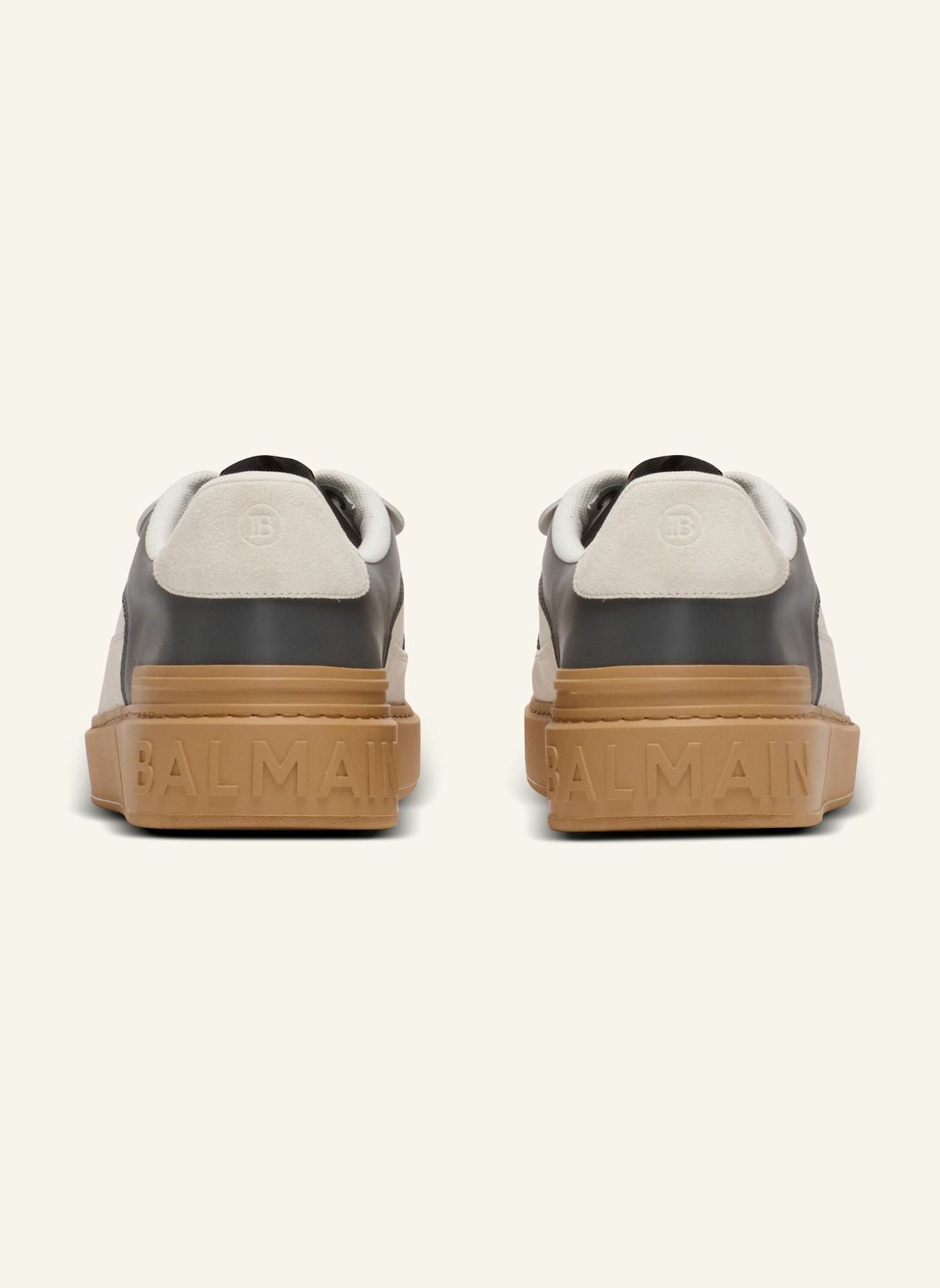 BALMAIN Sneakers B-Court Flip aus Leder: GRAU