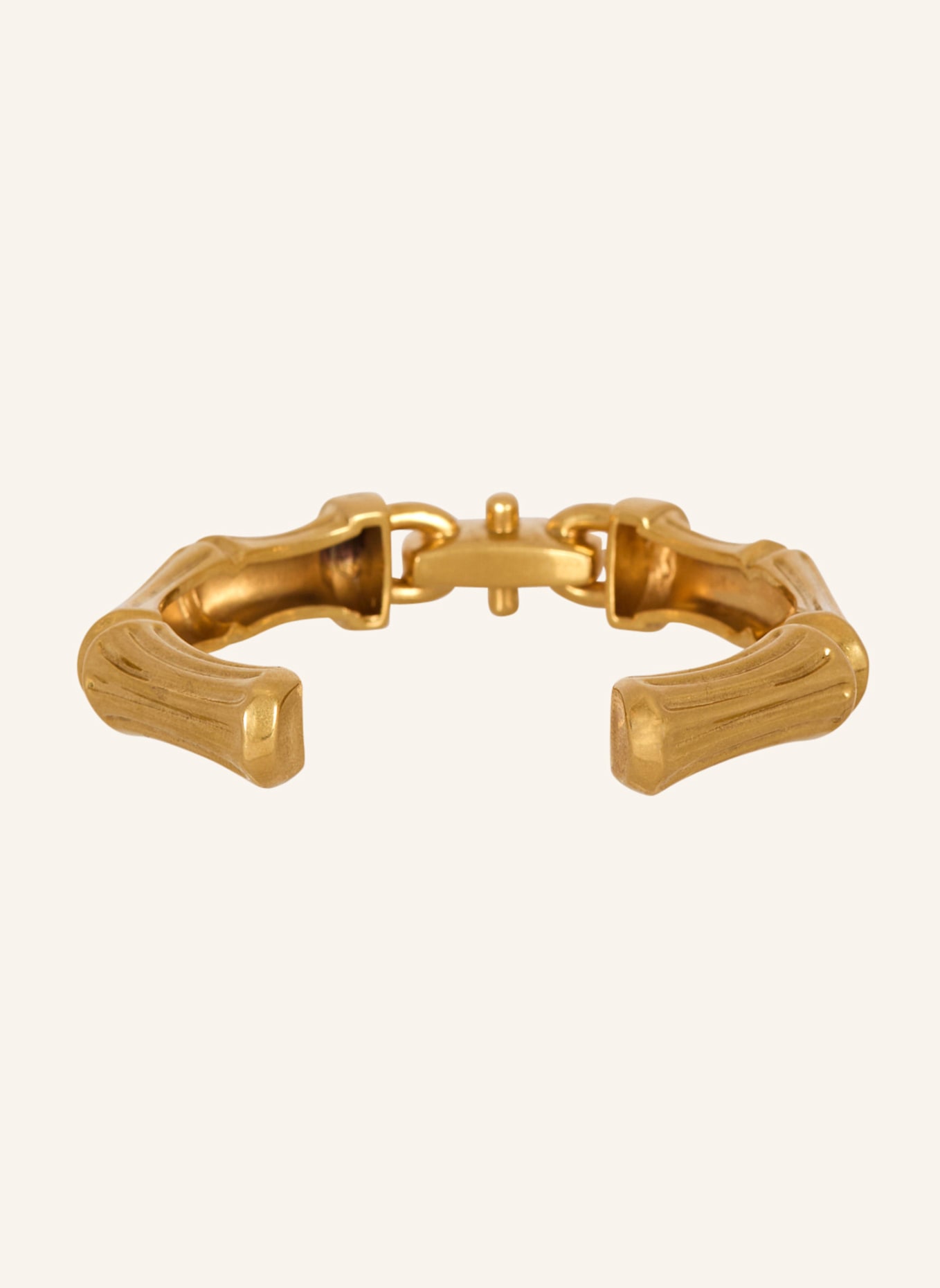 BALMAIN Armband Sync aus Messing im Bambus-Design: GOLD