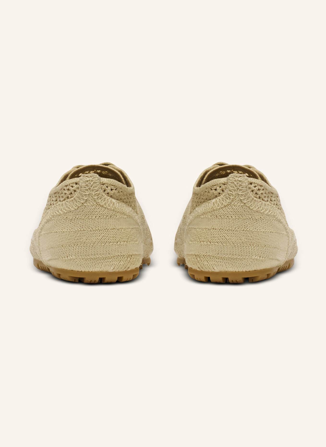 BALMAIN Sneakers Racer 45 aus Makramee: KHAKI