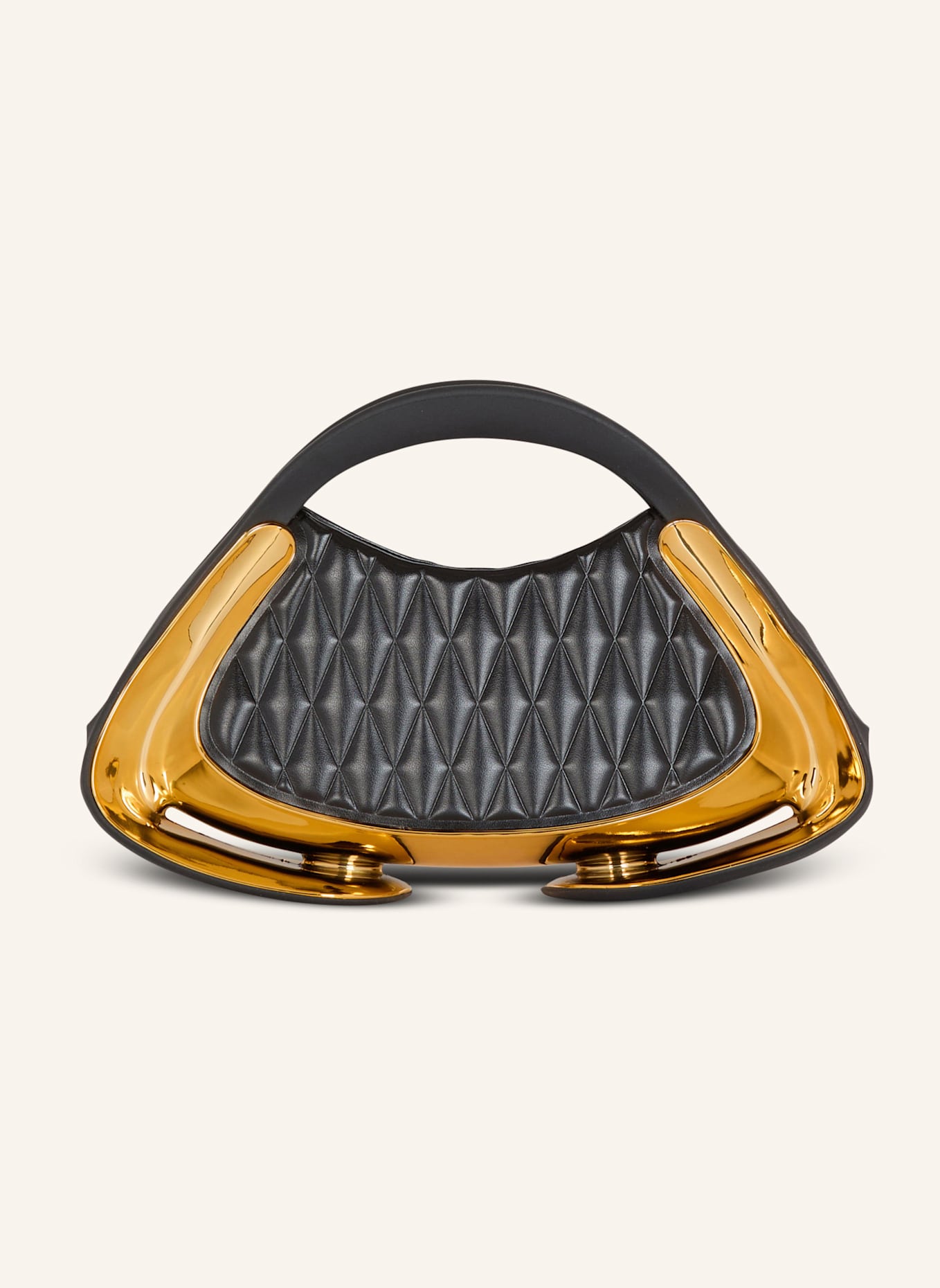 BALMAIN Kleine gesteppte Tasche Jolie Madame: SCHWARZ