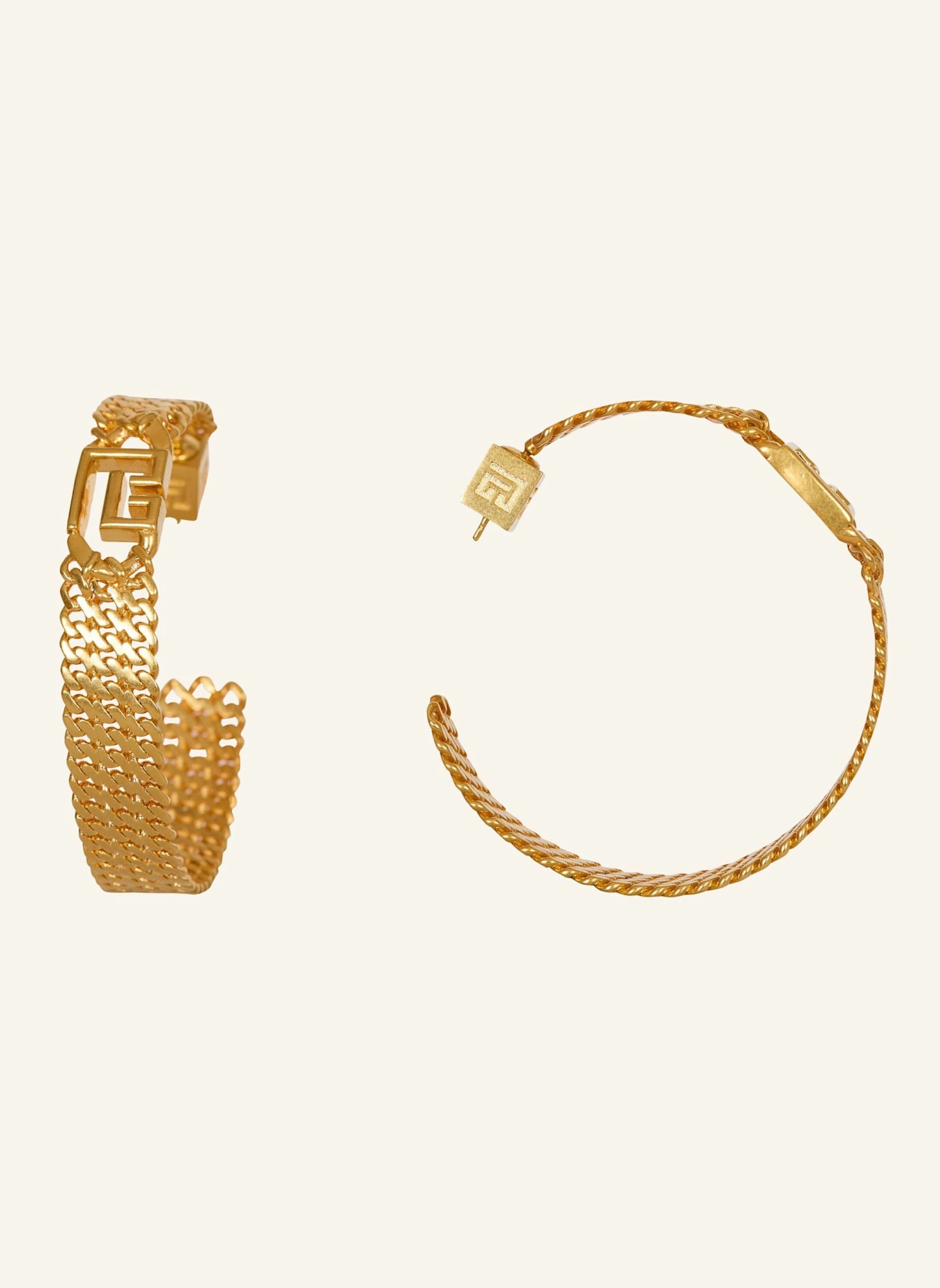 BALMAIN Sync PB Creolen aus Messing: GOLD