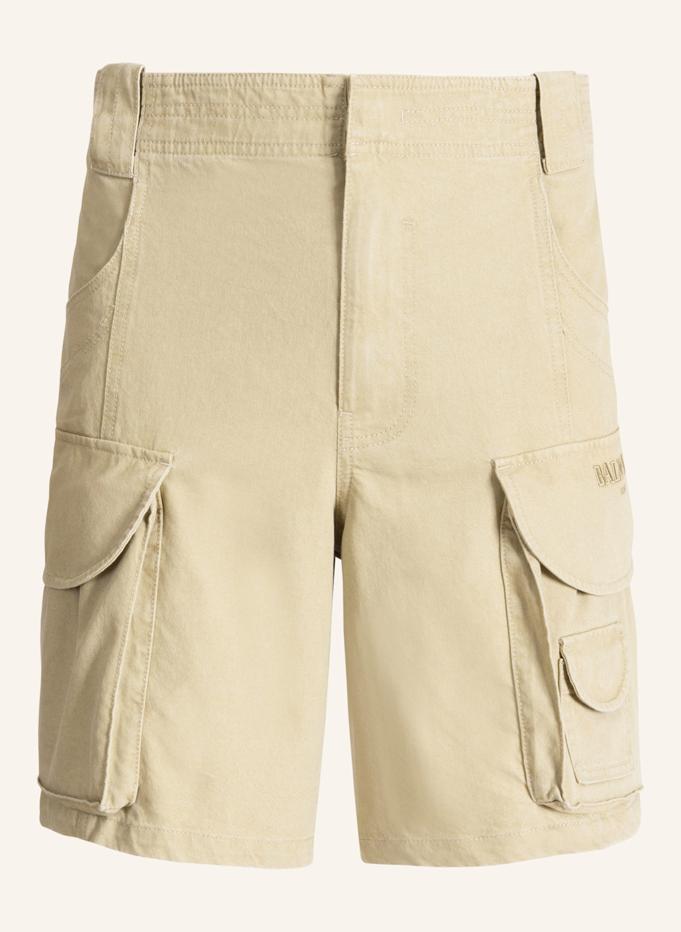 BALMAIN Cargo-Bermudashorts aus Baumwolle: KHAKI