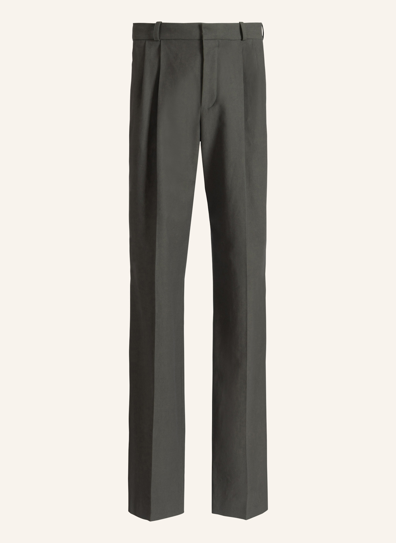 BALMAIN Hose aus Baumwolltwill: GRÜN