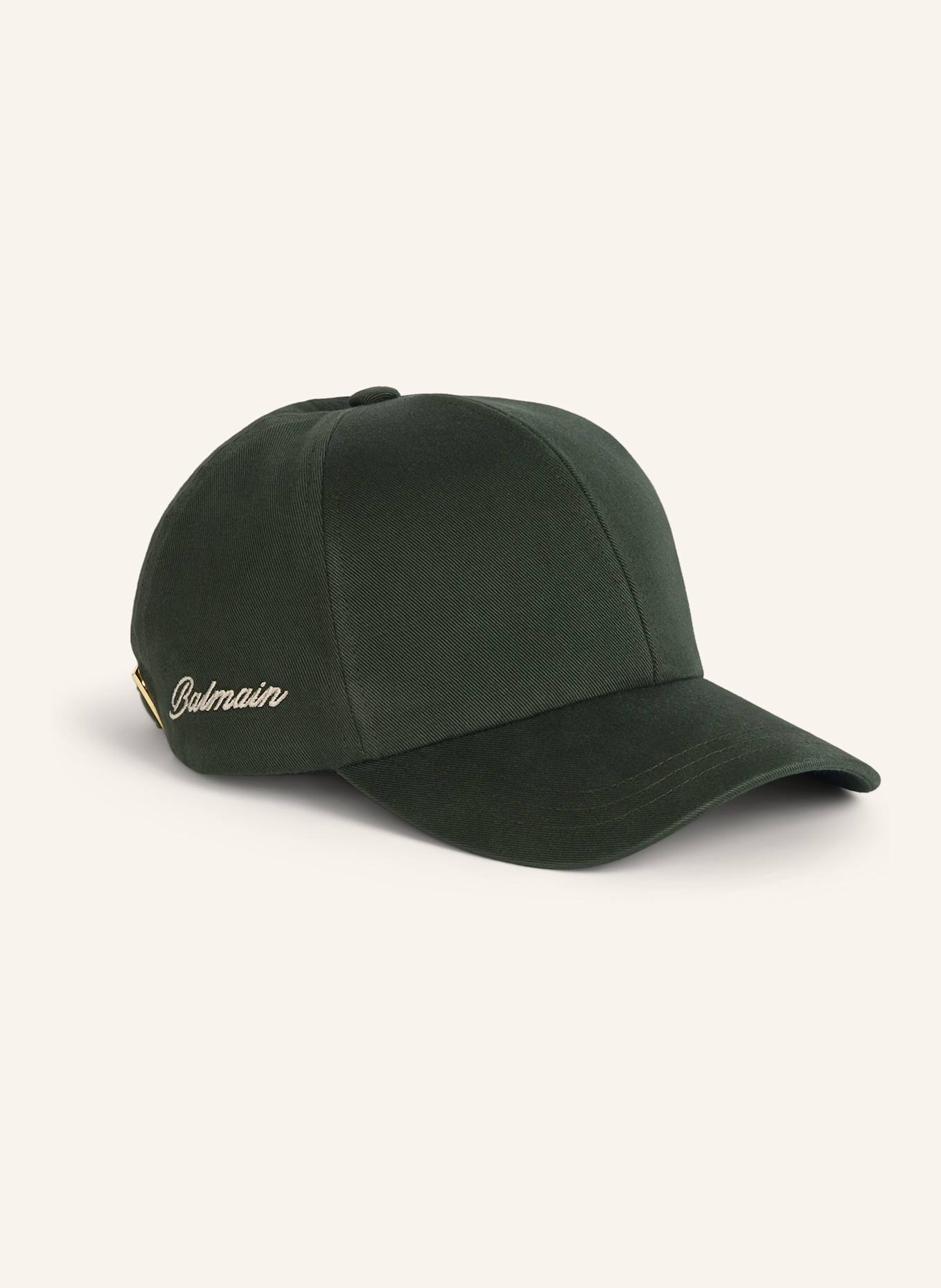 BALMAIN Kappe Balmain aus gewaschener Baumwolle: GRÜN