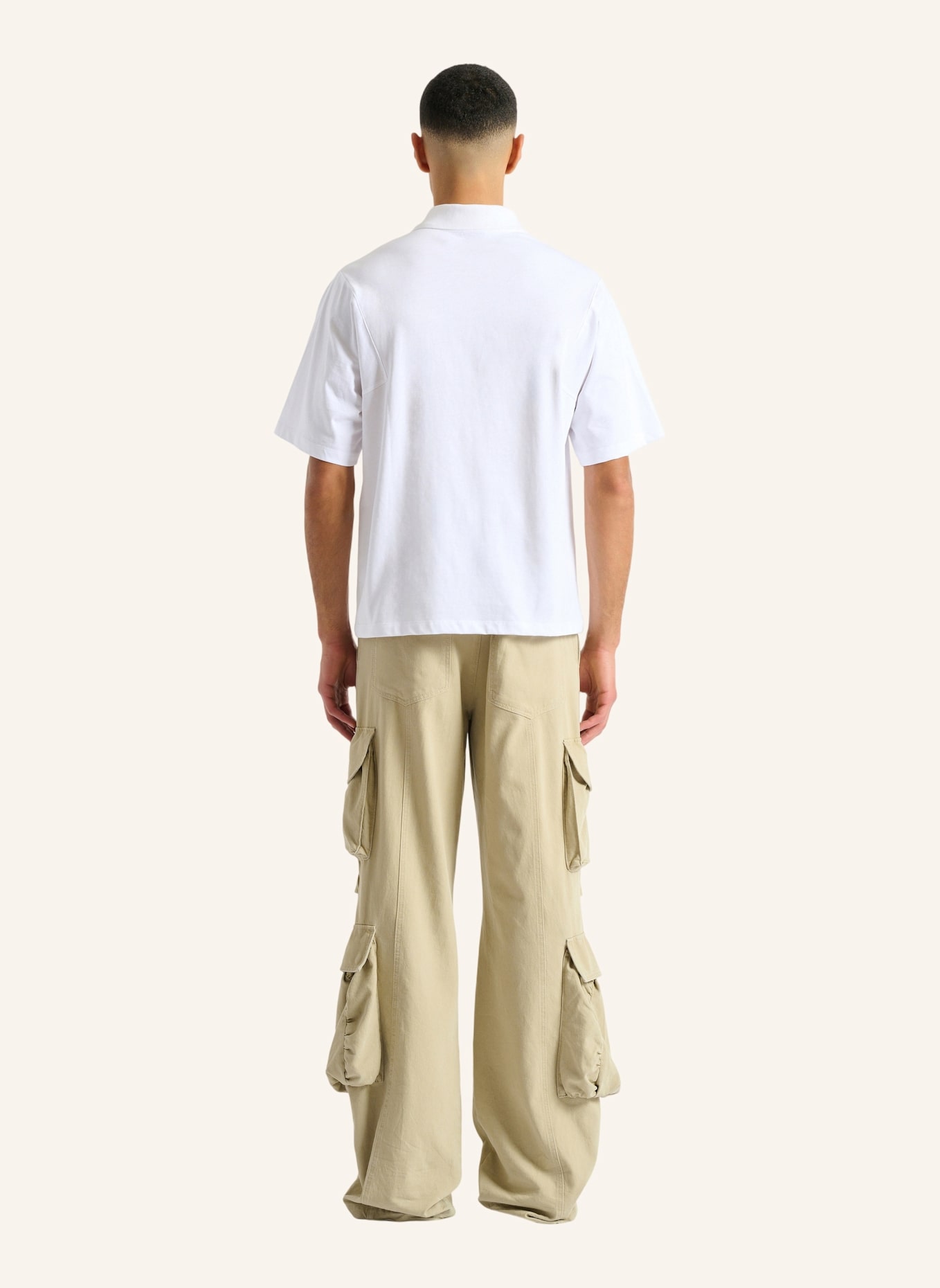 BALMAIN Bedrucktes Balmain Vine Poloshirt: WEISS