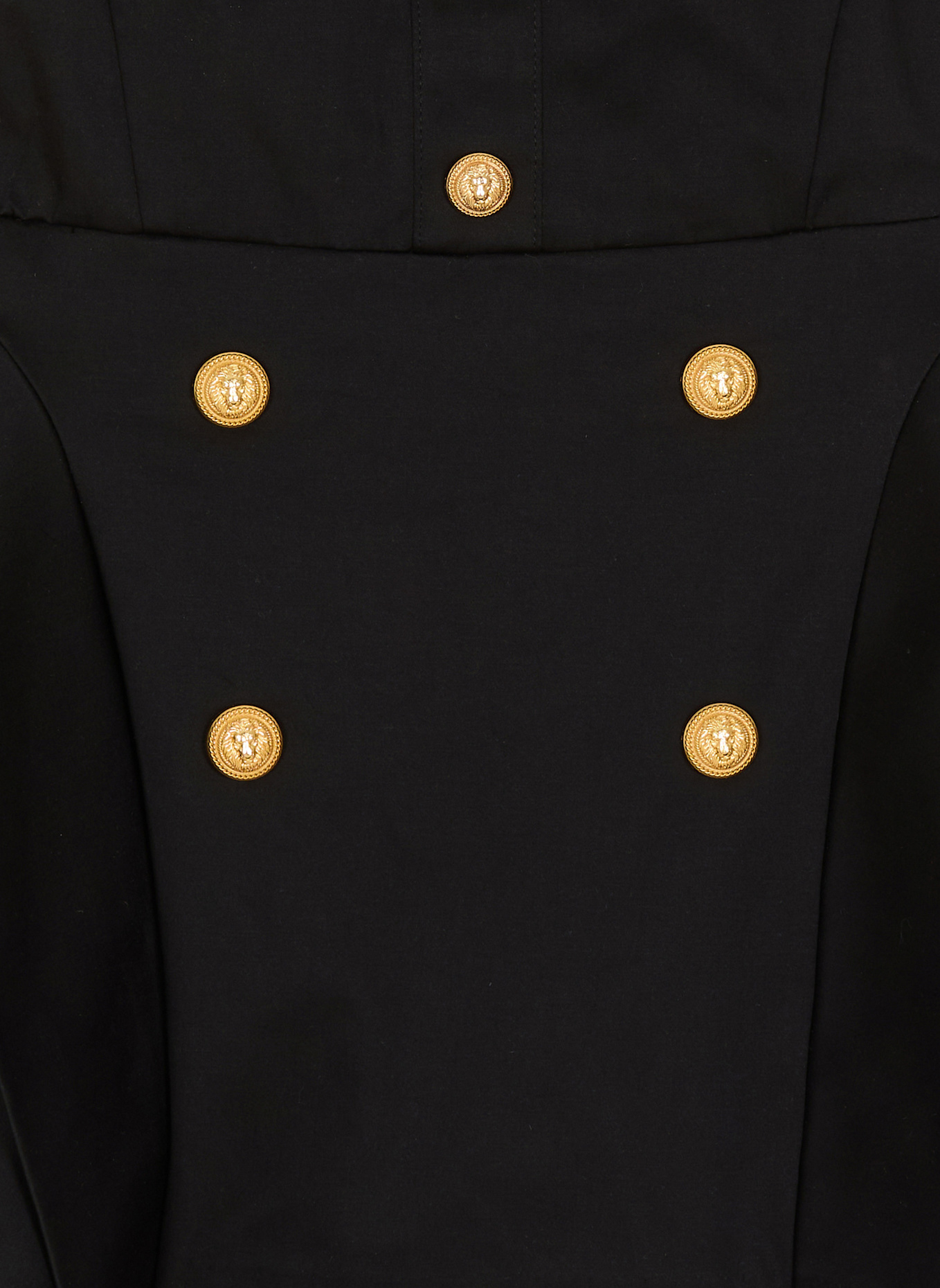 BALMAIN Ausgestelltes Kleid: SCHWARZ