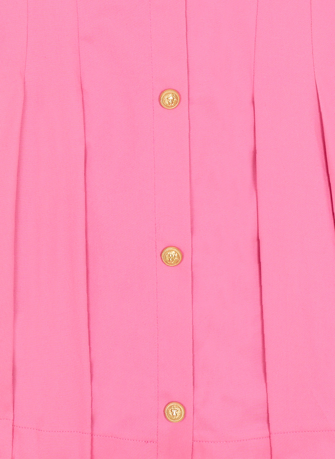 BALMAIN Ausgestelltes Kleid mit Knöpfen: ROSA